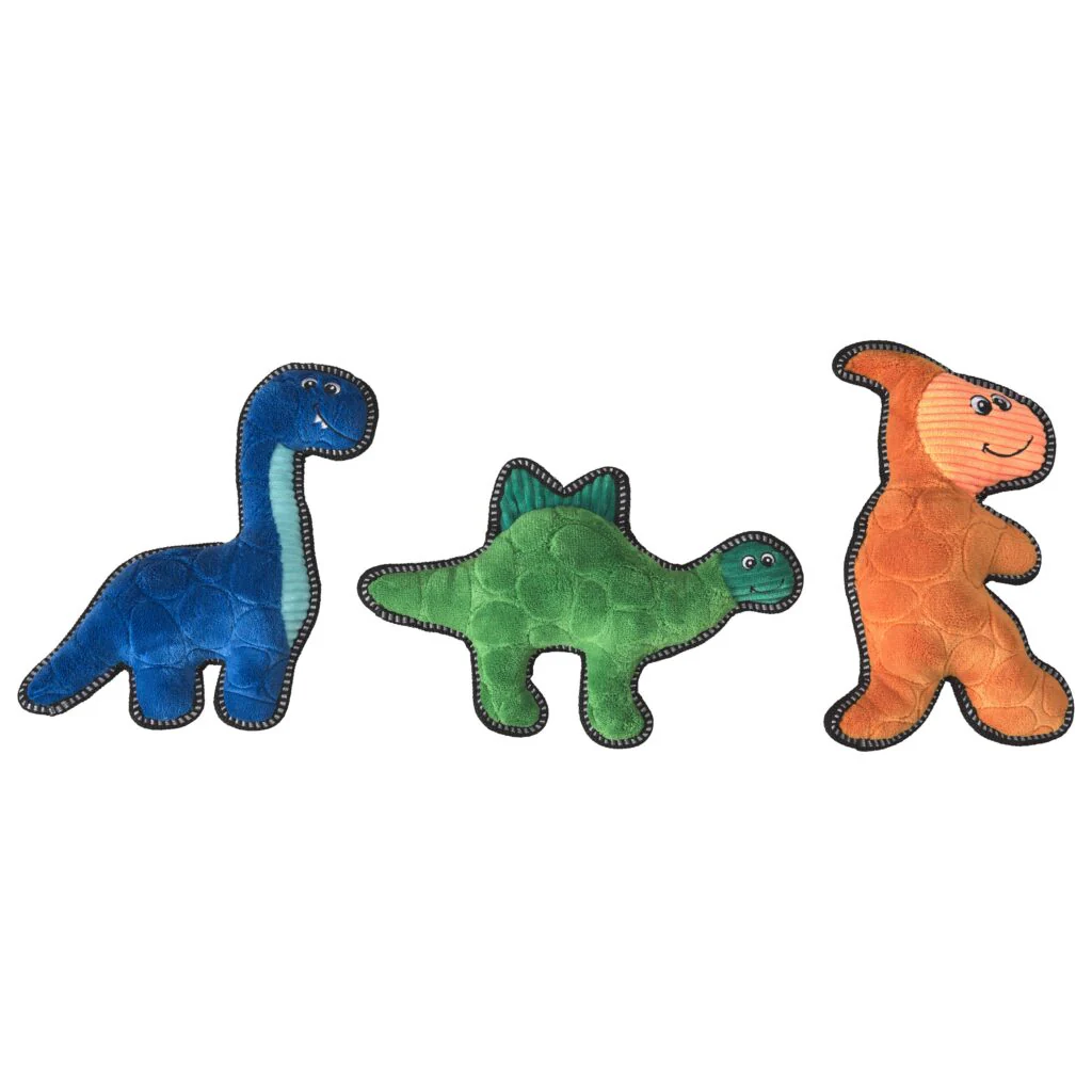 Ethical Pet Spot Dog Toy Dura-fuse Dinosaur 11in Assorted - Image 1
