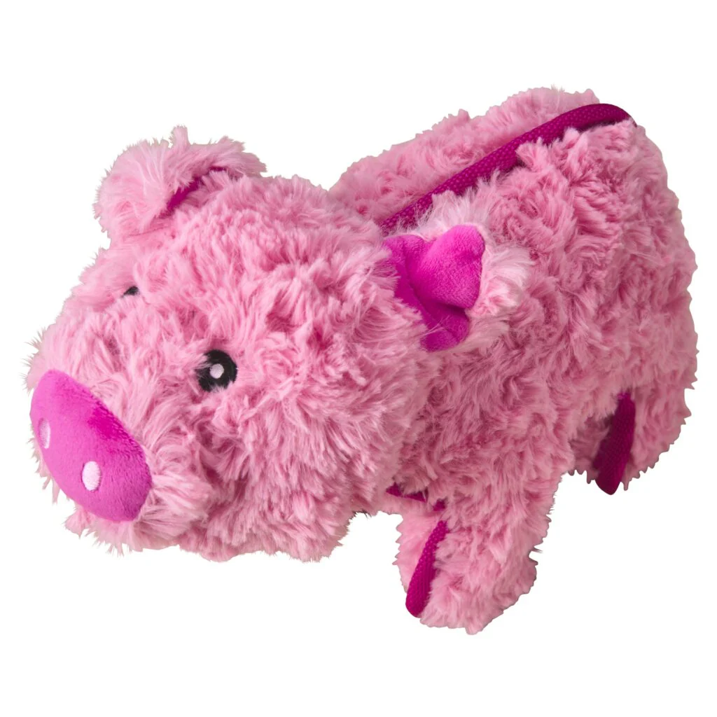 Ethical Pet Spot Dog Toy Dura-fuse Snuggle Pig 10in - Image 1