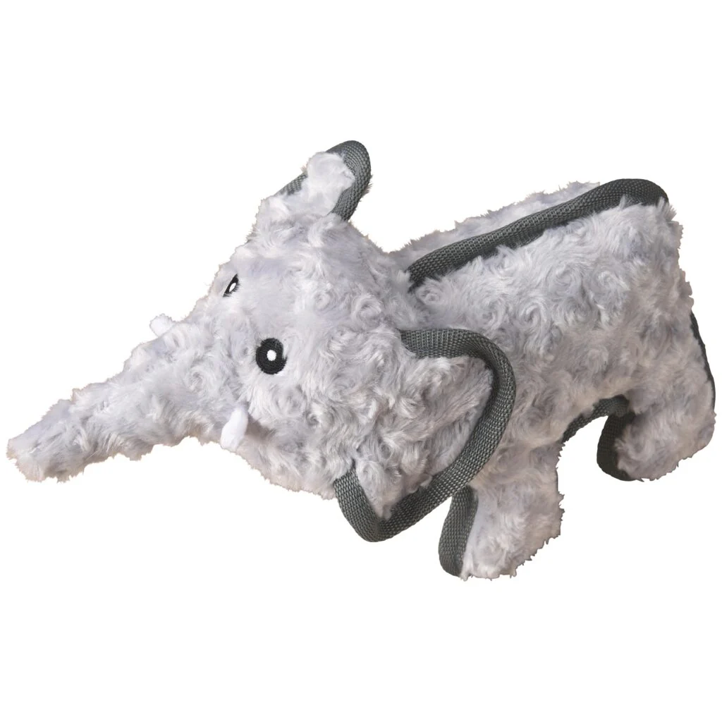 Ethical Pet Spot Dog Toy Dura-fuse Snuggle Elephant 12in - Image 1