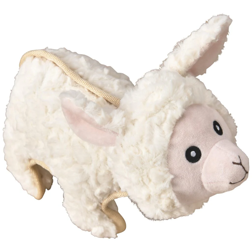 Ethical Pet Spot Dog Toy Dura-fuse Snuggle Sheep 12in - Image 1