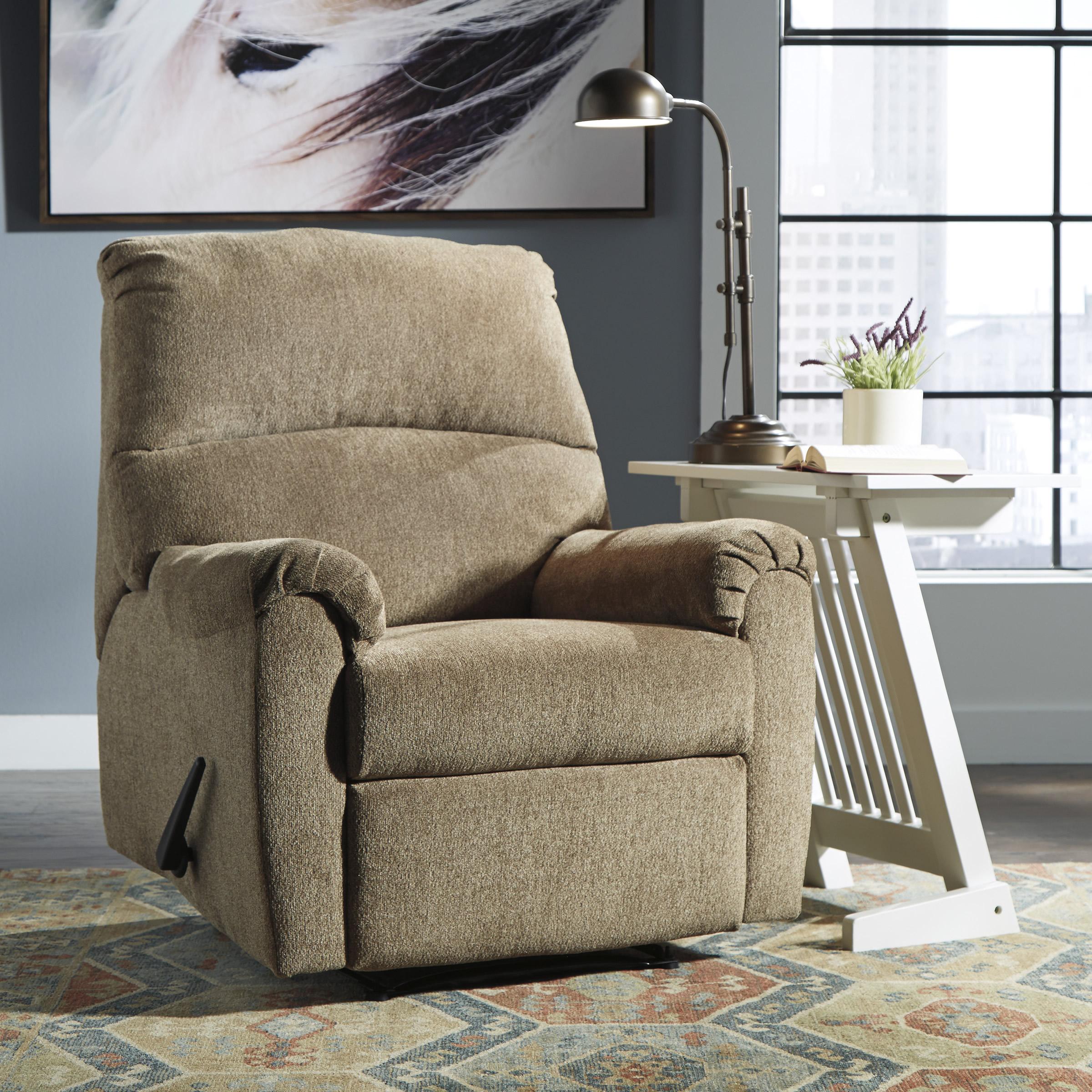 Signature Design by Ashley Nerviano Fabric Recliner with Wall Recline 1080129 - Image 3
