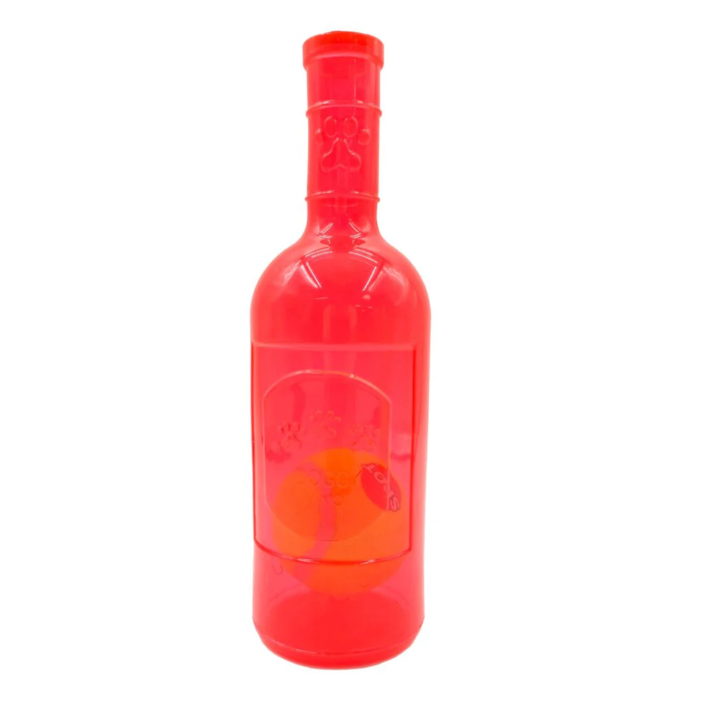 Spot Ethical Pet Dog Toy Ball In A Bottle Vino Assorted - Image 1
