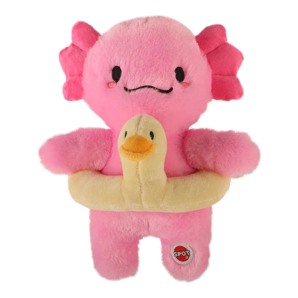 Spot Ethical Pet Dog Toy Axolotl With Duck Tube 10In - Image 1