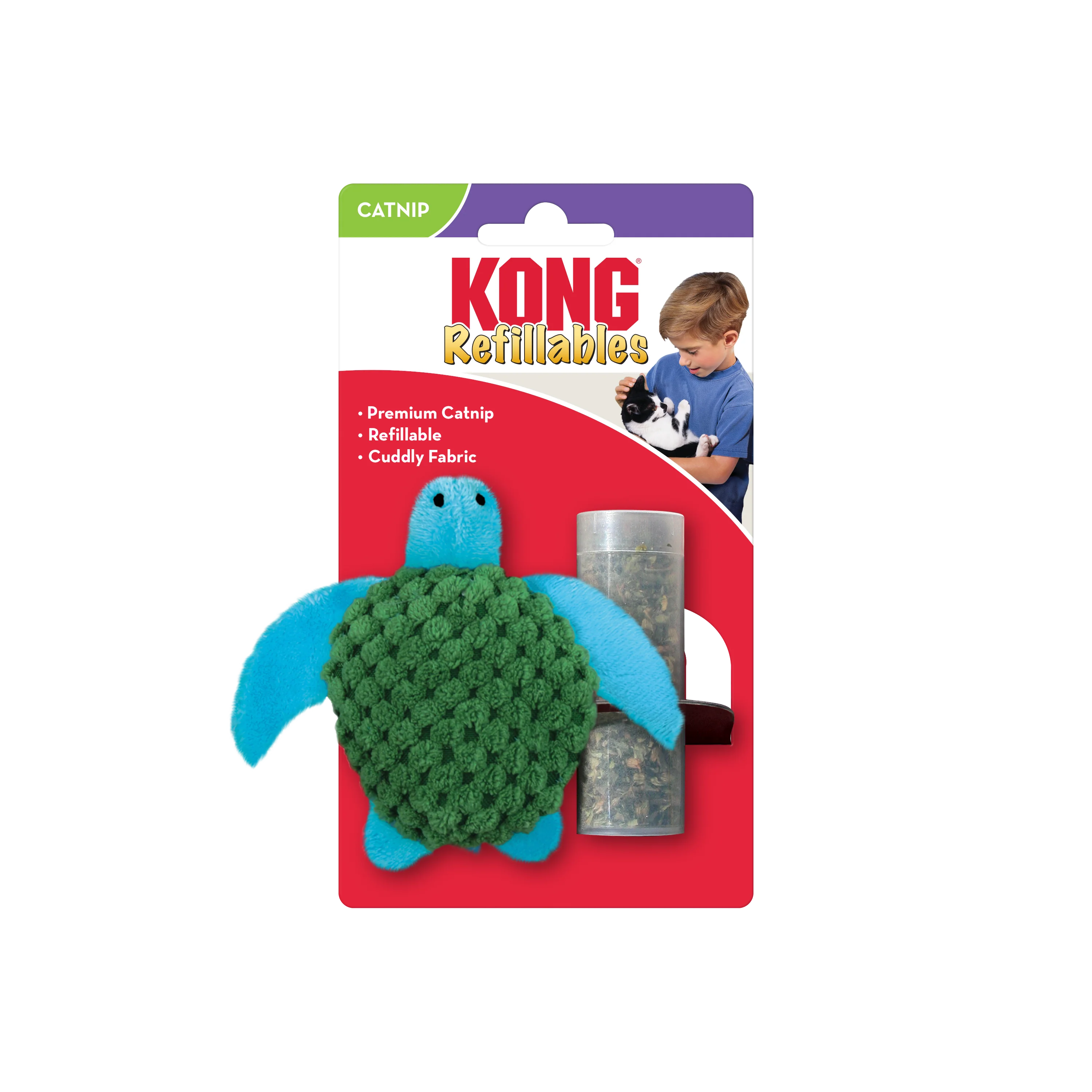 Kong Cat Toy Refillables Turtle - Image 1