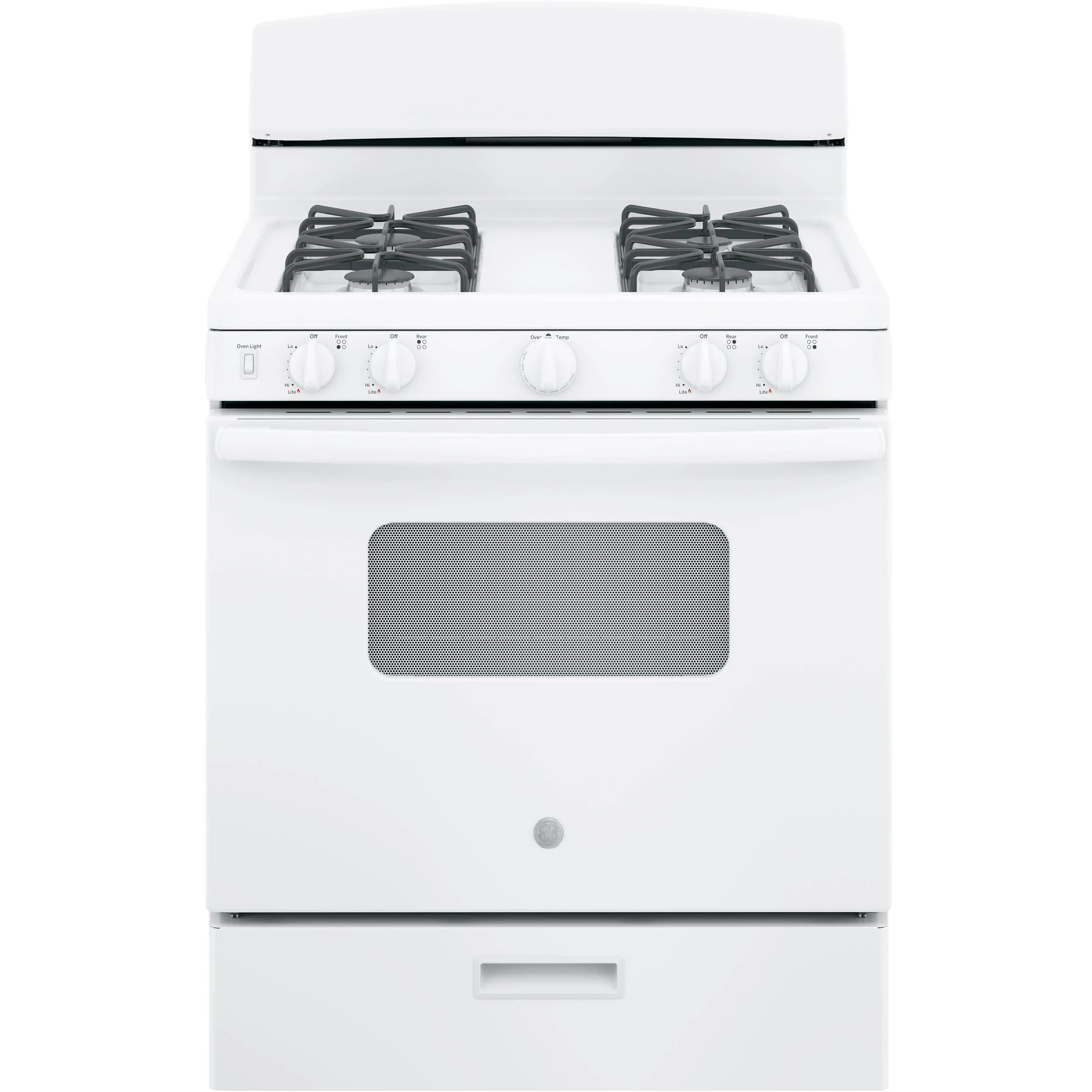 GE 30-inch Freestanding Gas Range with Front Controls JGBS10DEMWW - Image 1