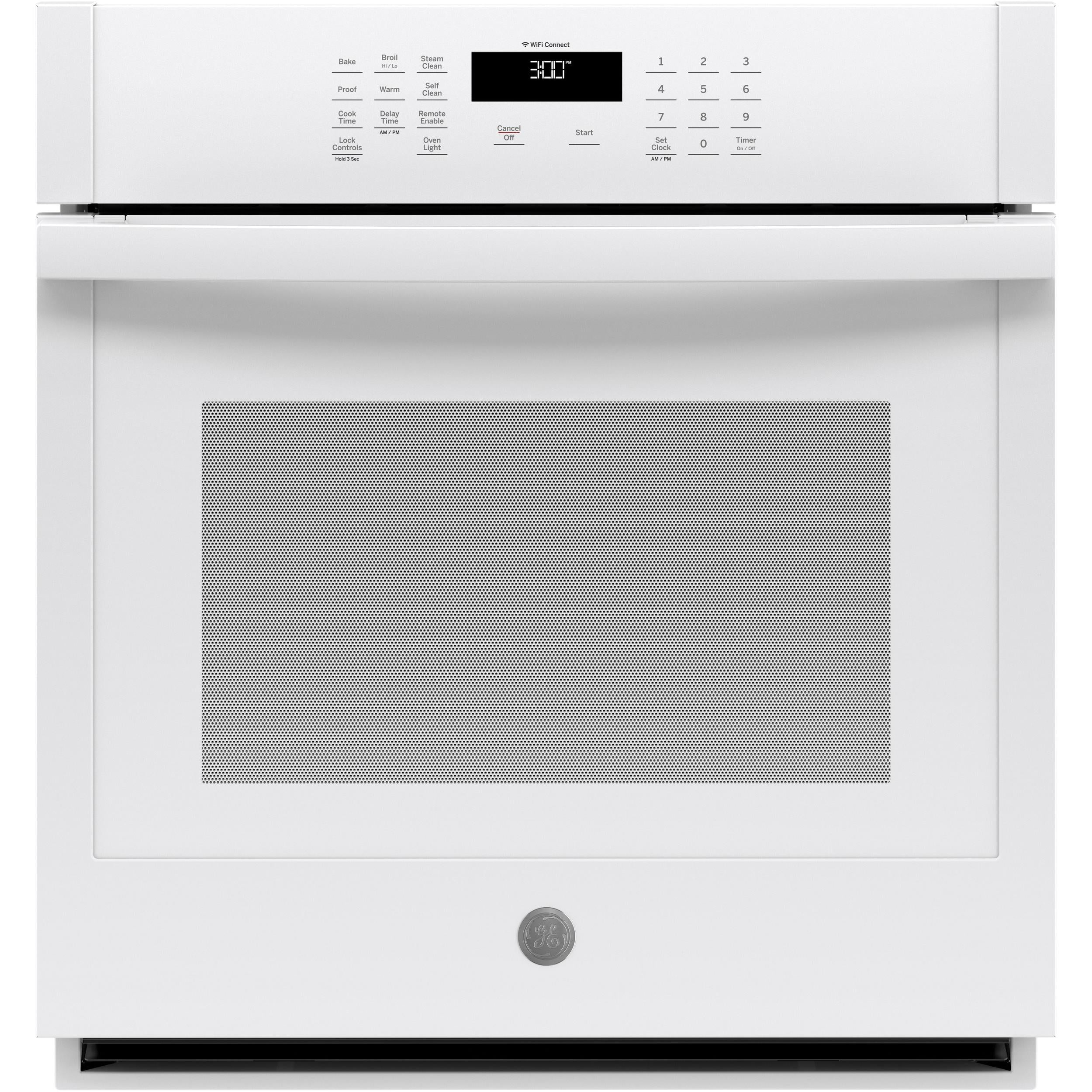 GE 27-inch, 4.3 cu. ft. Built-in Single Wall Oven JKS3000DNWW - Image 1