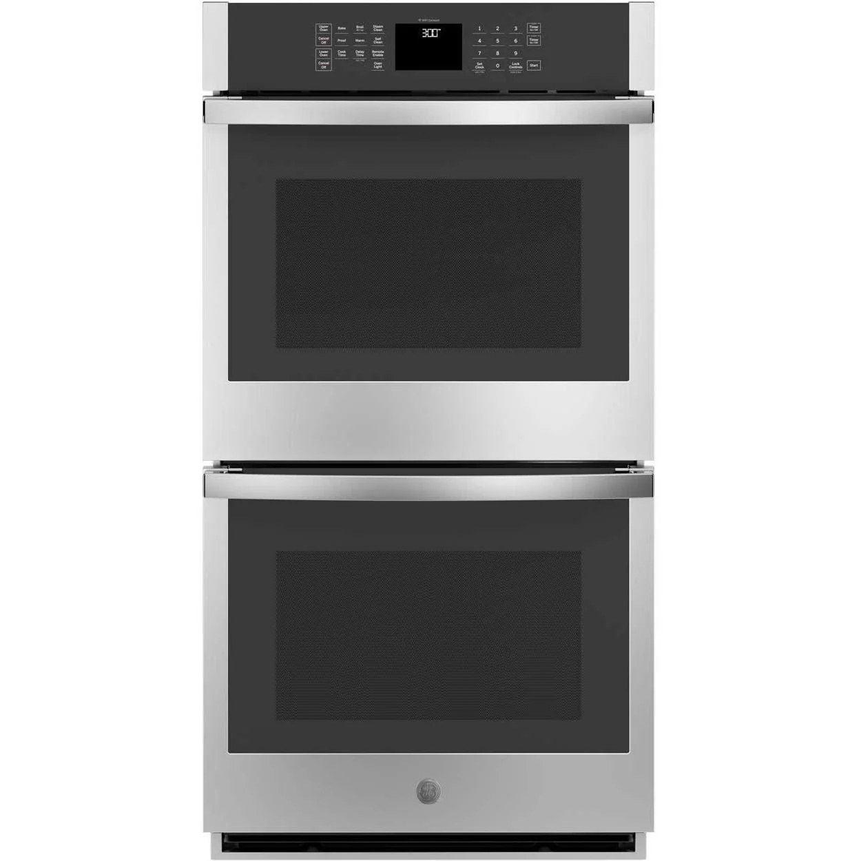 GE 27-inch, 8.6 cu.ft. Built-in Double Wall Oven with Wi-Fi Connectivity JKD3000SNSS