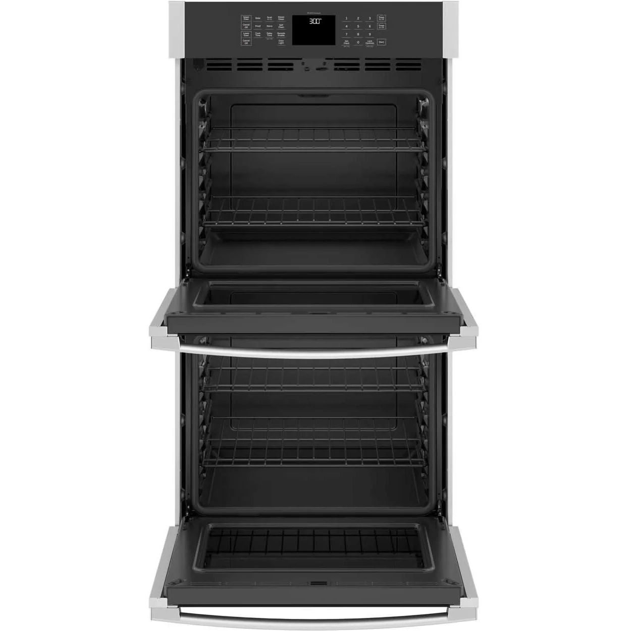 GE 27-inch, 8.6 cu.ft. Built-in Double Wall Oven with Wi-Fi Connectivity JKD3000SNSS - Image 2