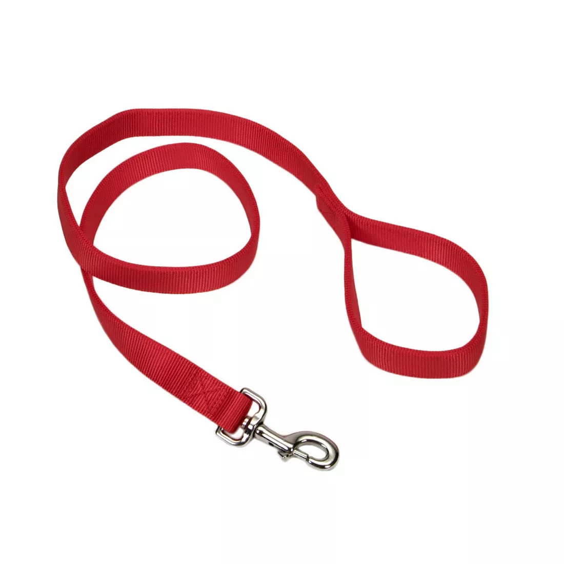 Coastal Double Ply 4ft Long 1in Dog Leash Red - Image 1