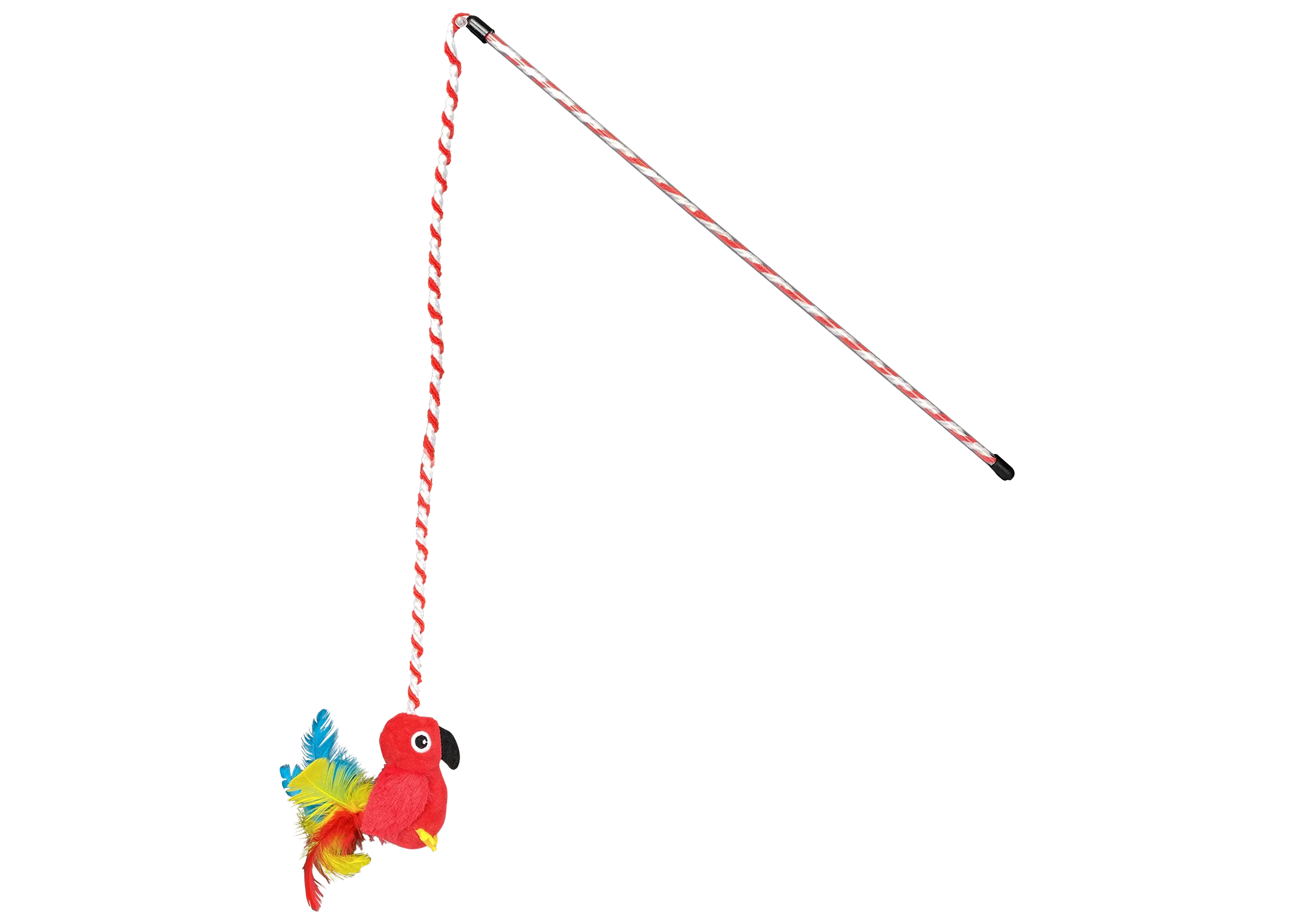 Multipet Cat Toy Margaritaville Parrot Wand 18in - Image 1