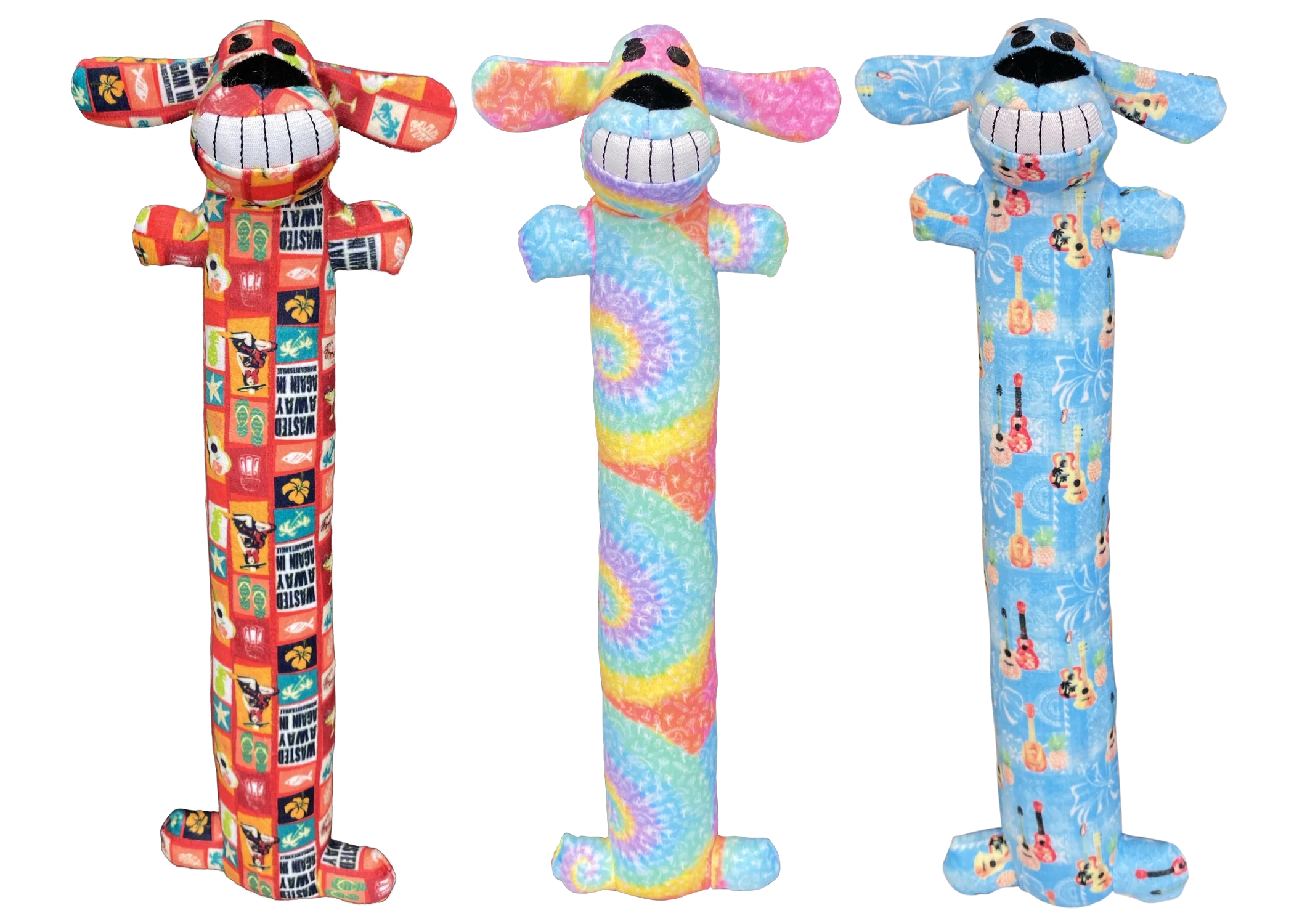 Multipet Plush Dog Toy Margaritaville Loofa Dog 12in Assorted - Image 1