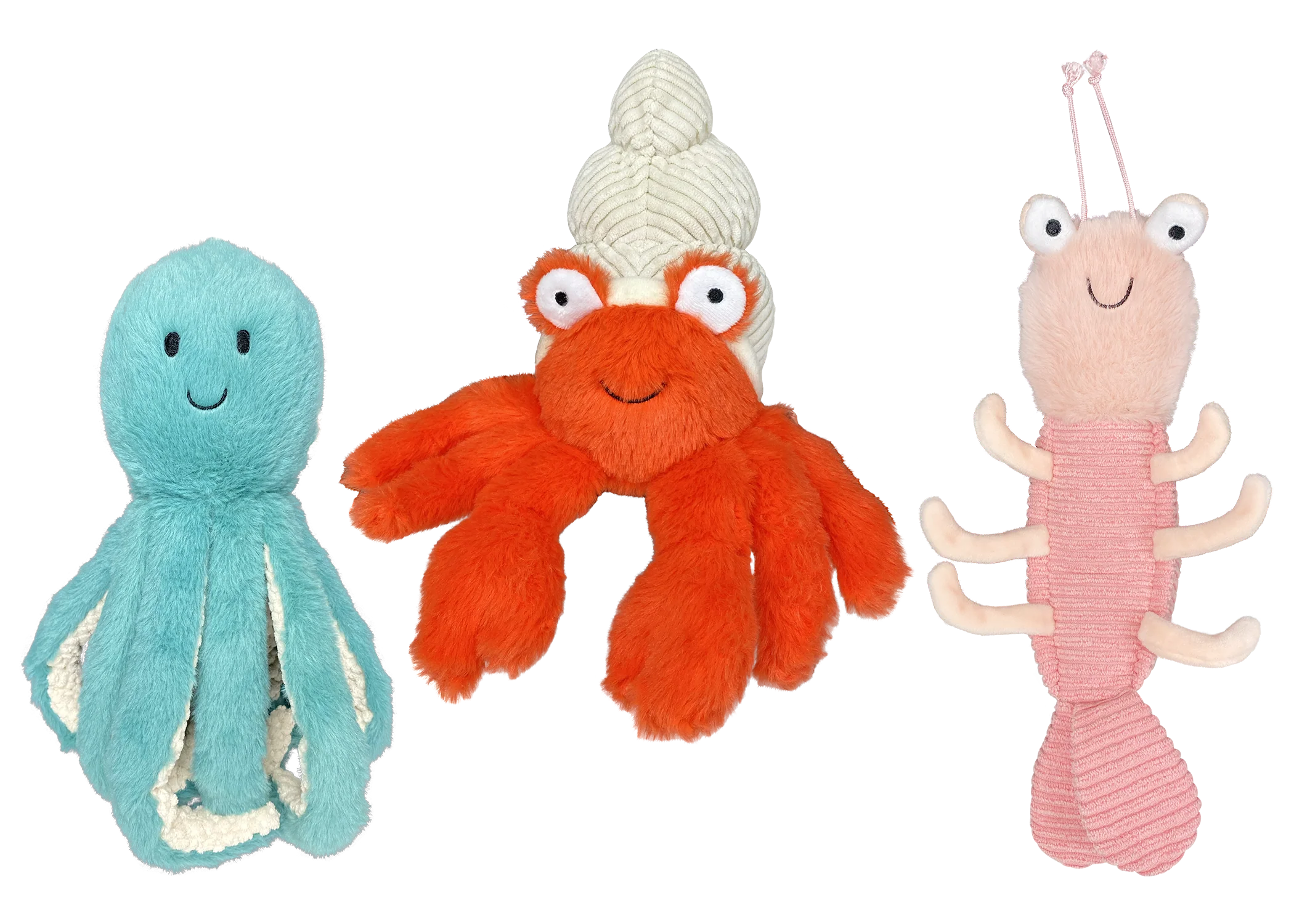 Multipet Plush Dog Toy Margaritaville Coral Reefers Assorted - Image 1