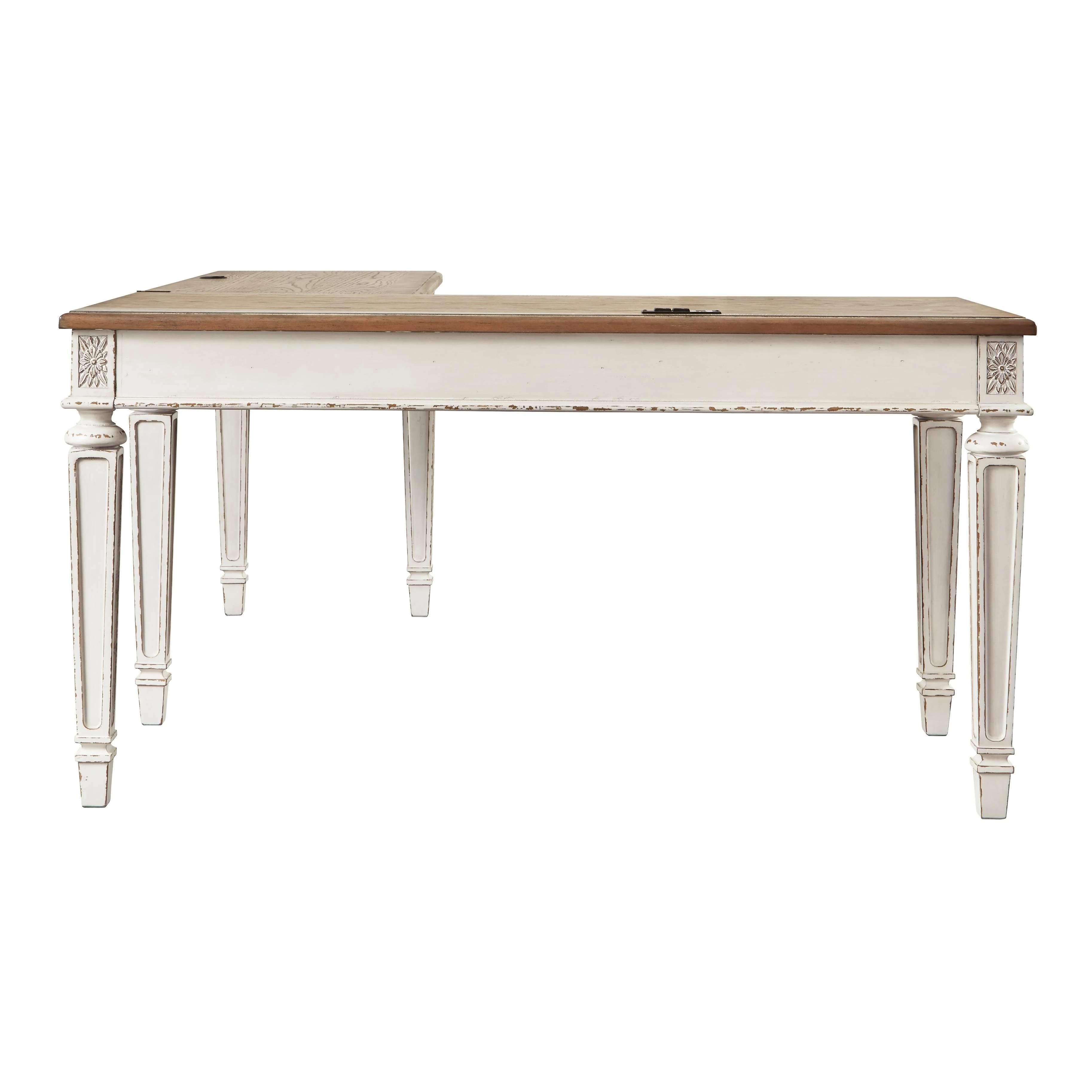 Signature Design by Ashley Realyn H743H1 2 pc Home Office Desk - Image 3