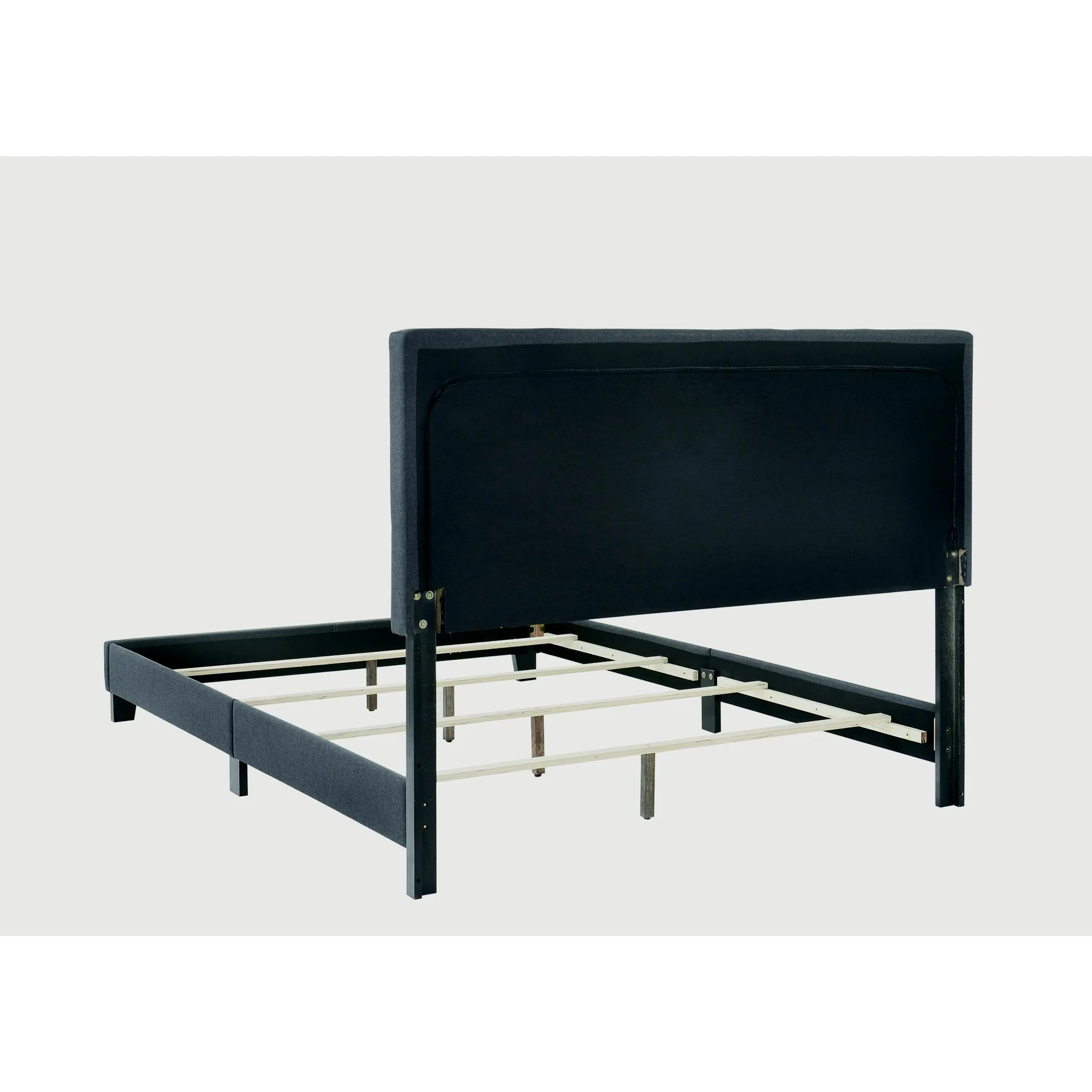 Coaster Furniture Mapes 305746Q Upholstered Queen Panel Bed - Charcoal - Image 3