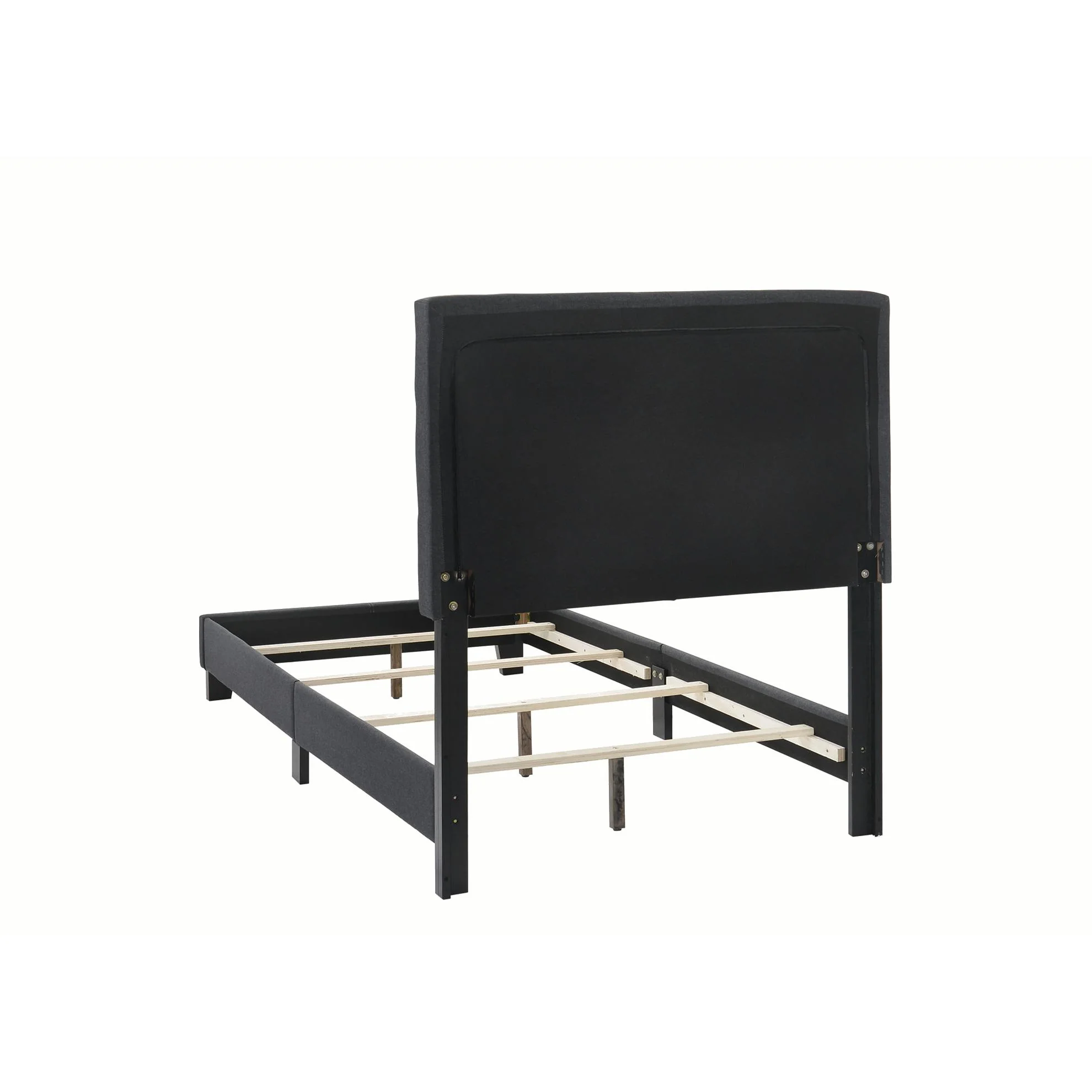 Coaster Furniture Mapes 305746T Upholstered Twin Panel Bed - Charcoal - Image 3