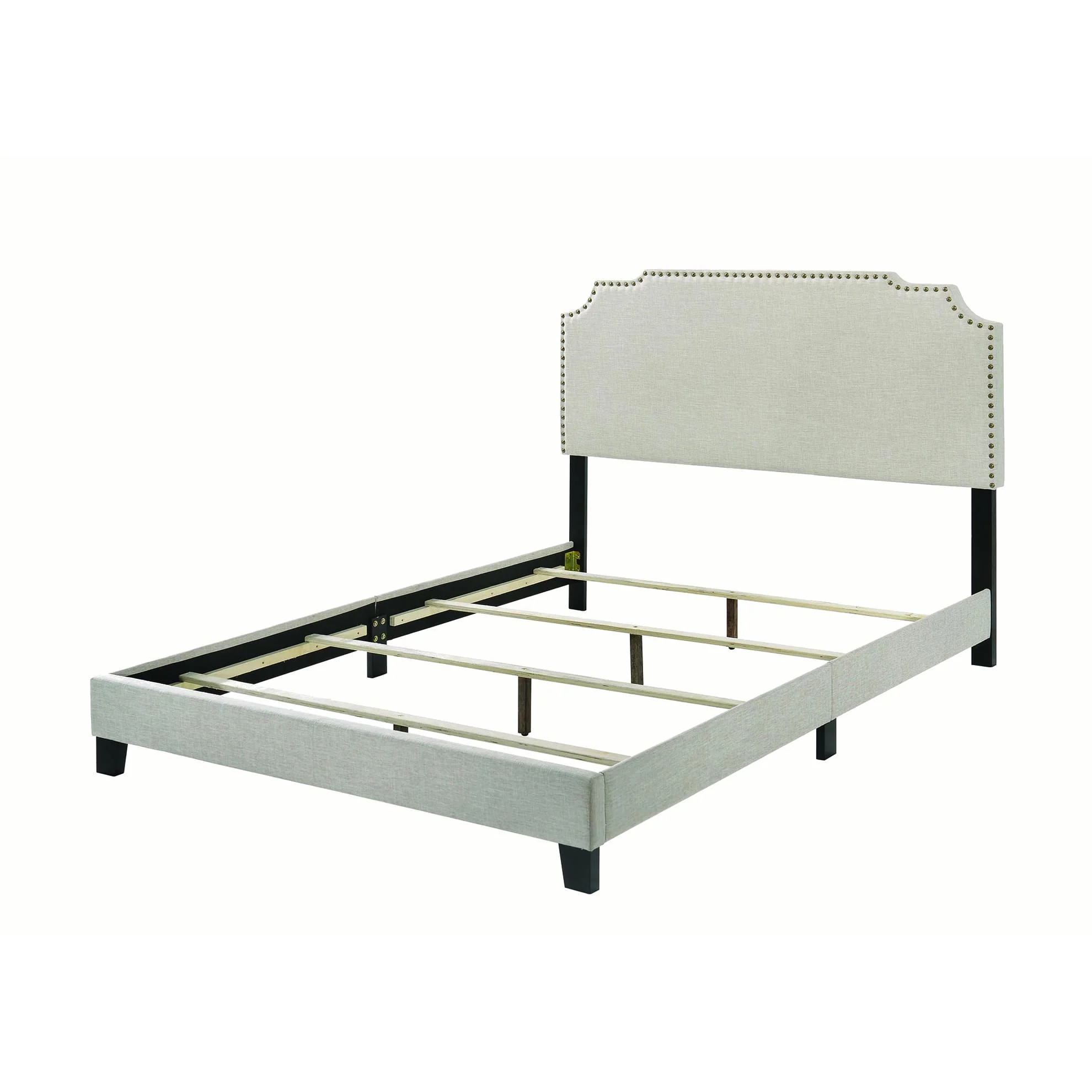 Coaster Furniture Tamarac 310061KE Upholstered Eastern King Panel Bed - Beige - Image 2