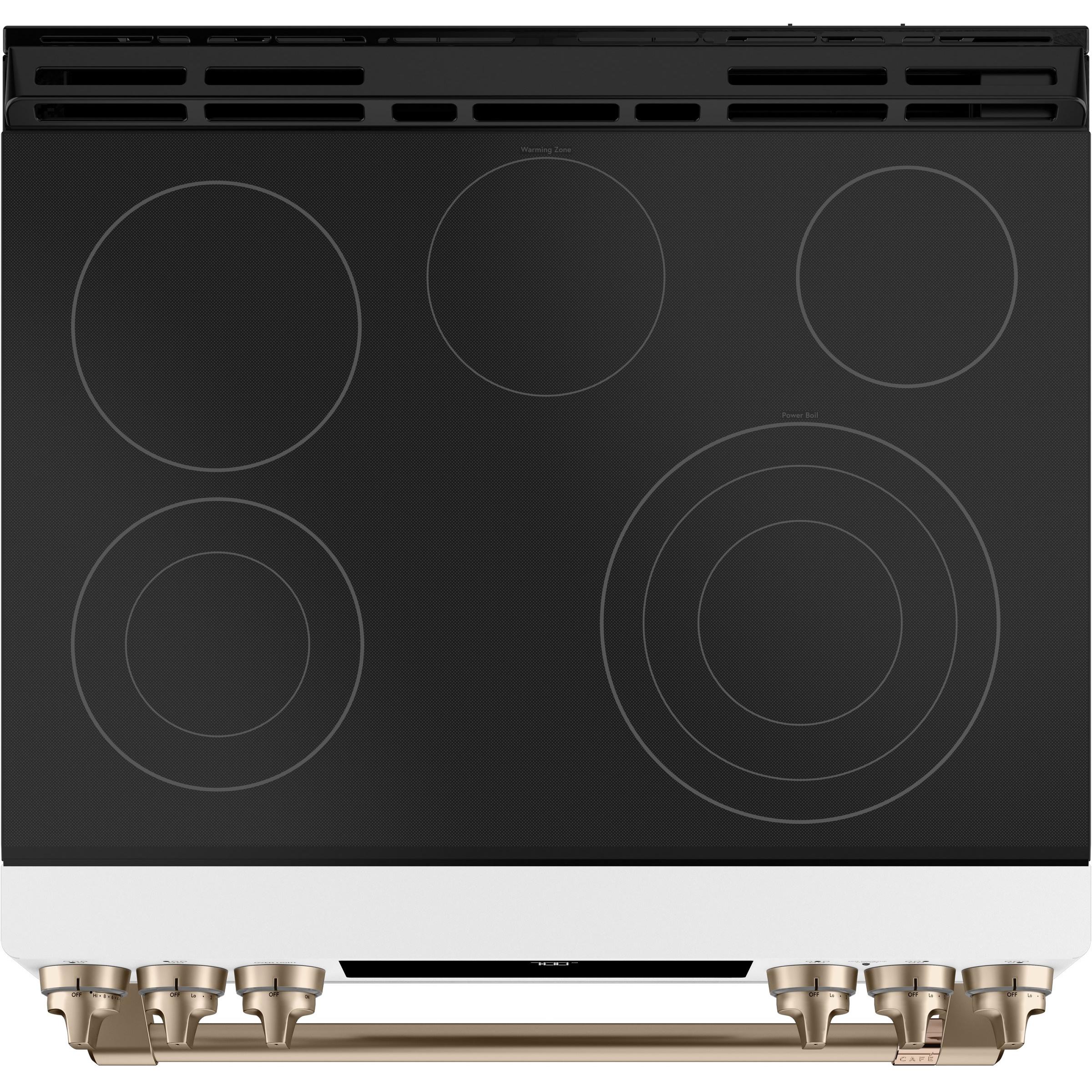 Café 30-inch Slide-in Electric Range with Warming Drawer CES700P4MW2 - Image 2