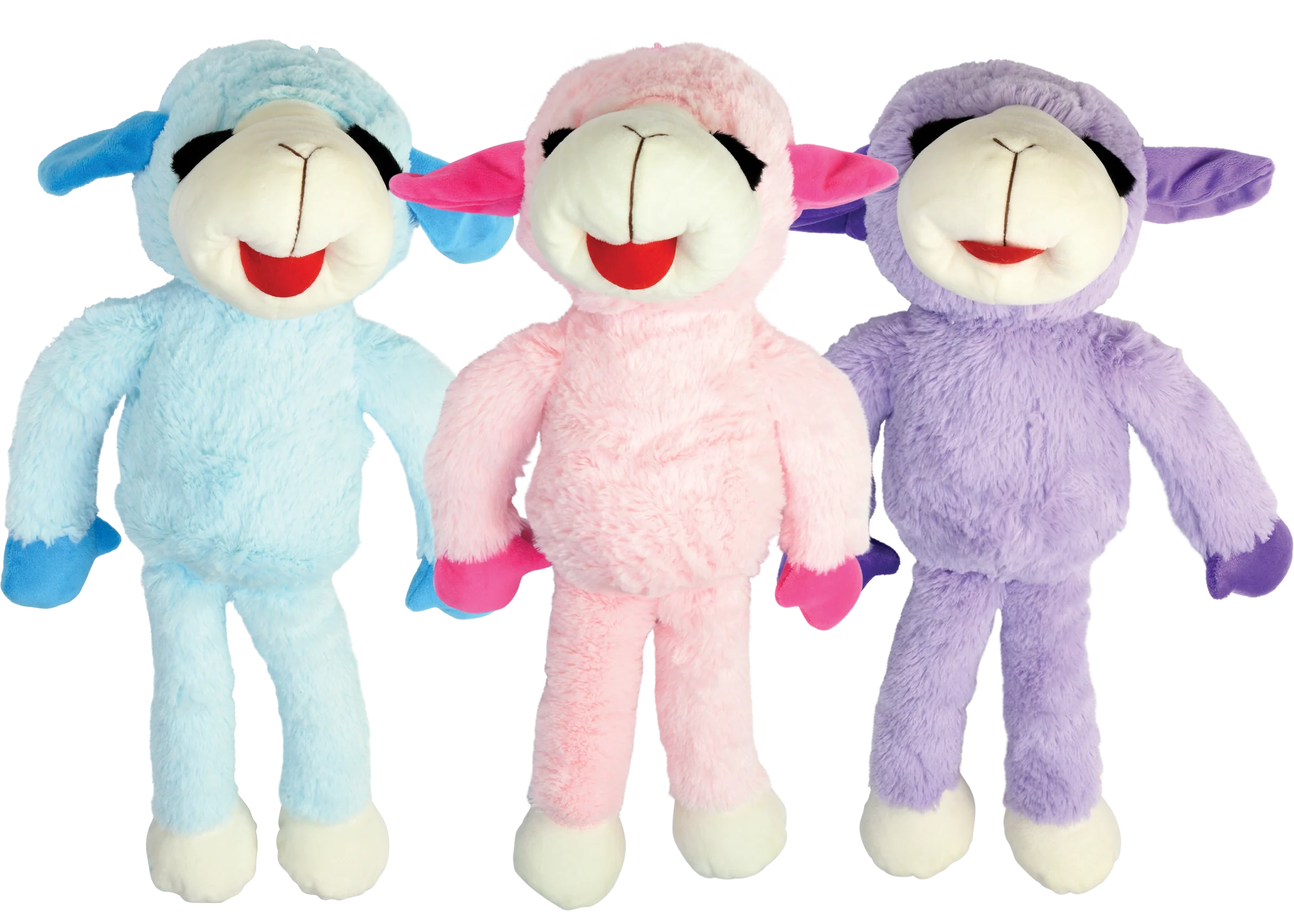 Multipet Plush Dog Toy Floppy Lamb Chop 20in Assorted - Image 1