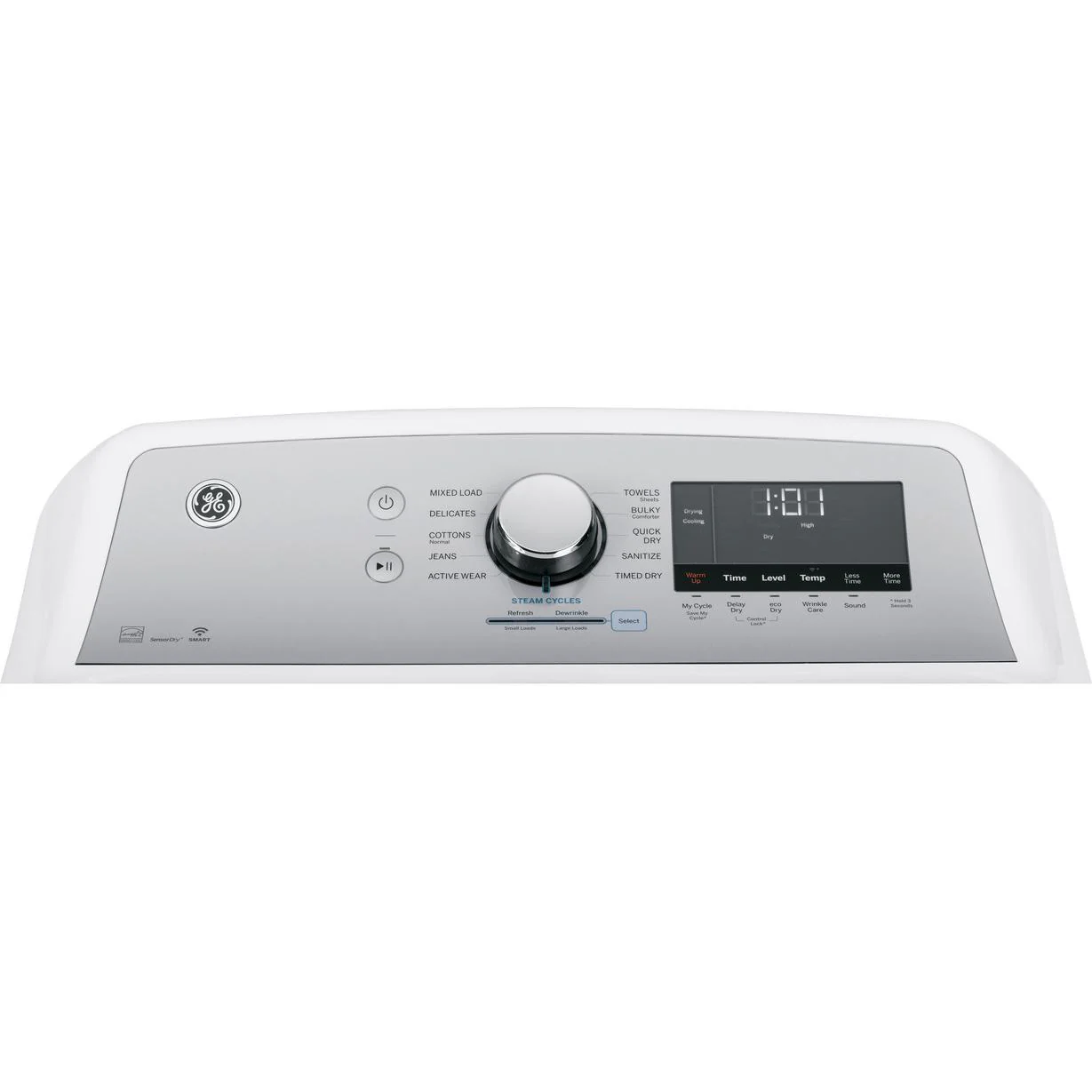 GE 7.4 cu.ft. Electric Dryer with HE Sensor Dry GTD84ECSNWS - Image 3