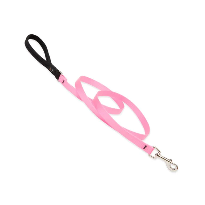 Lupine Pet Dog 6 Ft Long 3/4 In Leash Basics Pink - Image 1