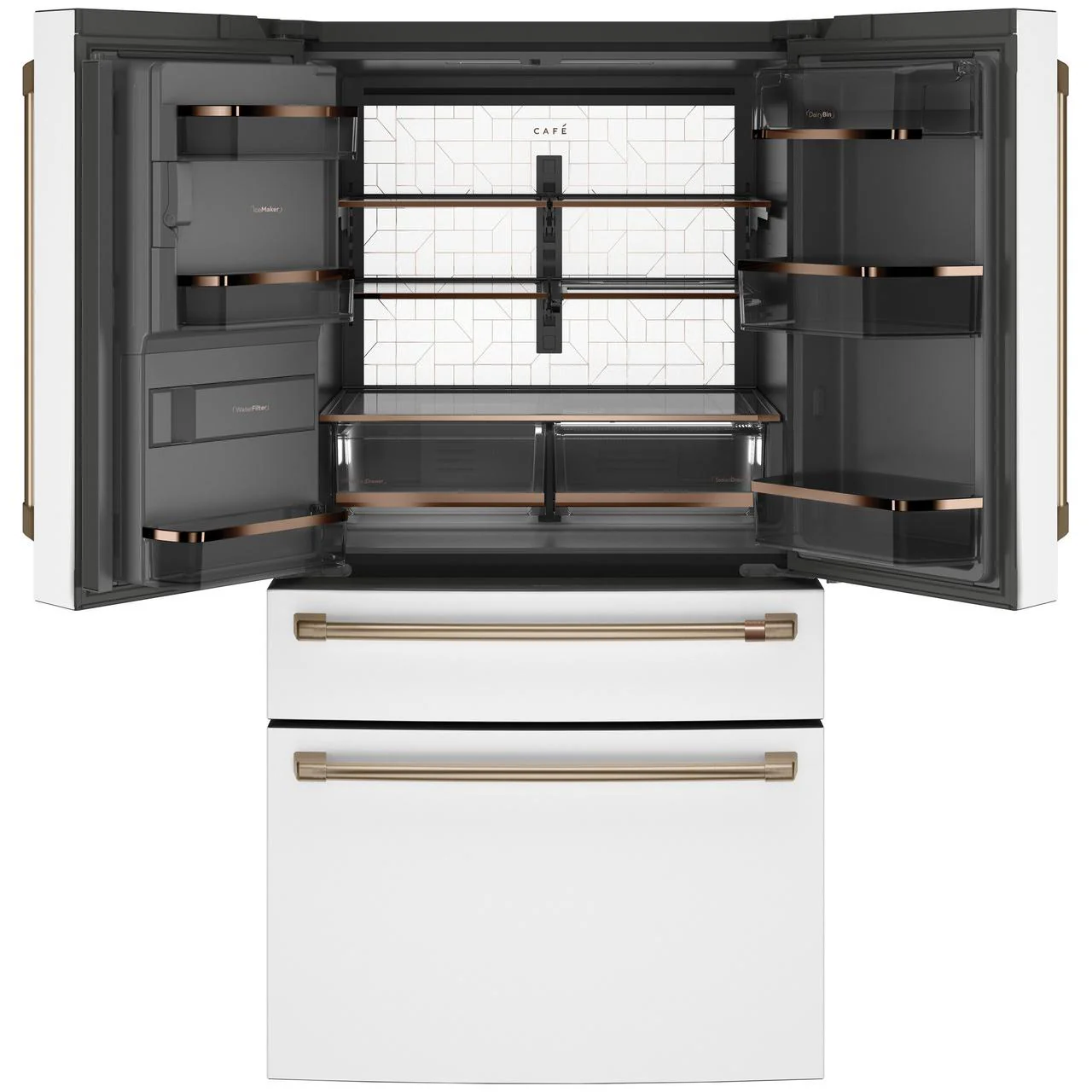 Café 36-inch 27.6 cu. ft. French 4-Door Refrigerator CVE28DP4NW2 - Image 2