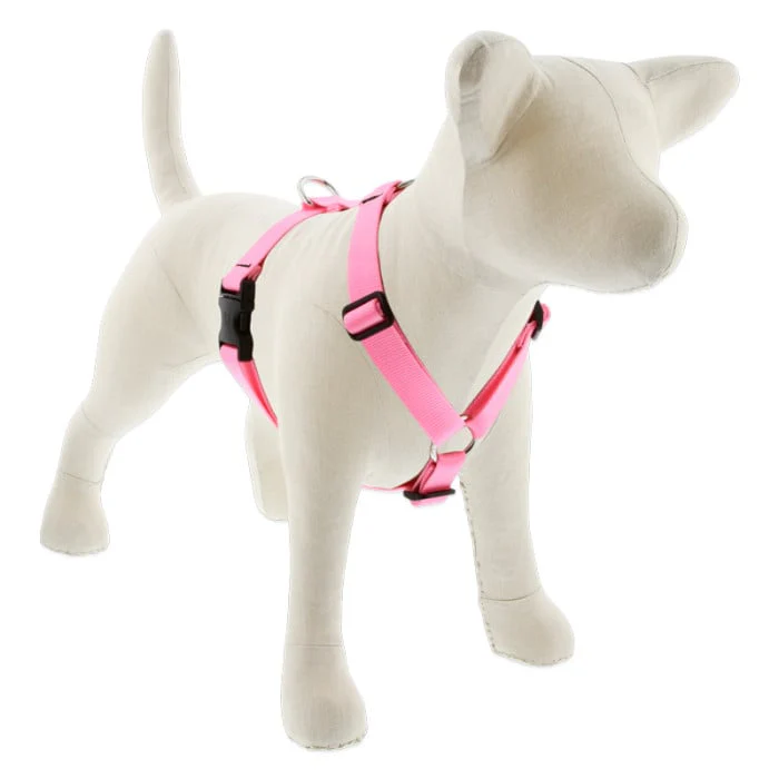 Lupine Pet Dog 1 In 20-32 In Roman Harness Basics Pink - Image 1