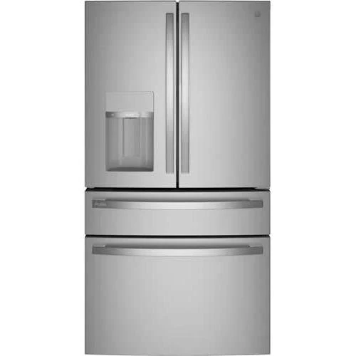 GE Profile 36-inch, 27.6 Cu. Ft. French 4-Door Refrigerator with Door In Door PVD28BYNFS - Image 1
