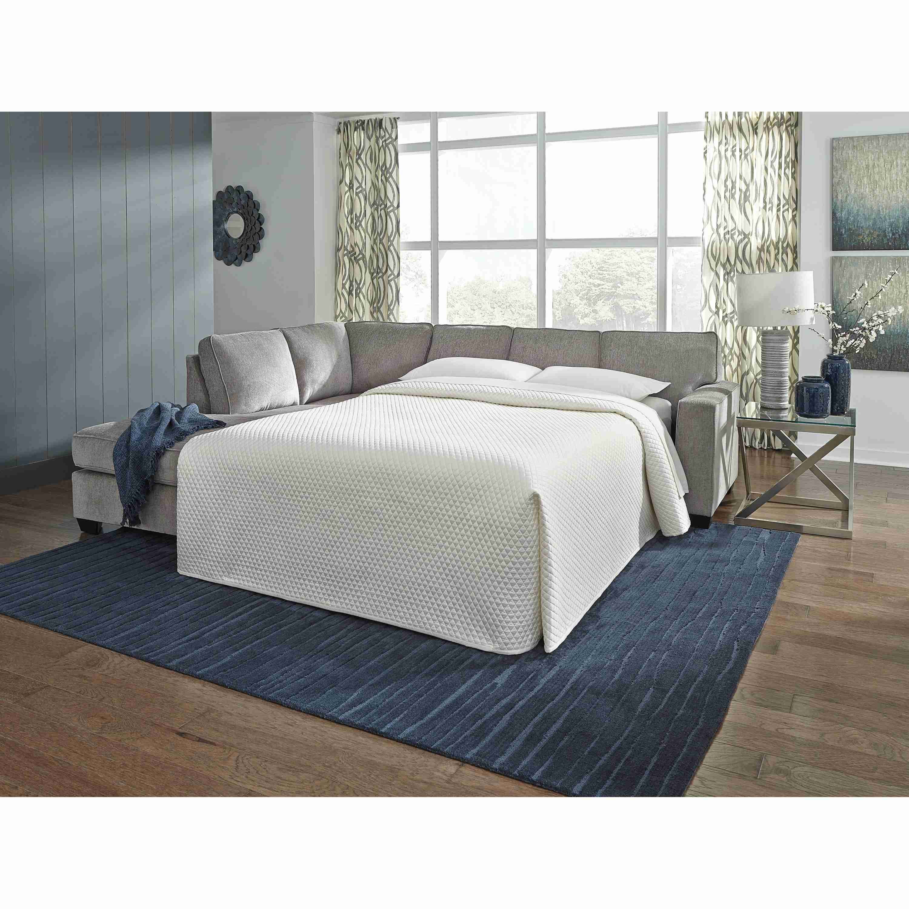 Signature Design by Ashley Altari Fabric Full Sleeper Sectional 8721416/8721483 - Image 3