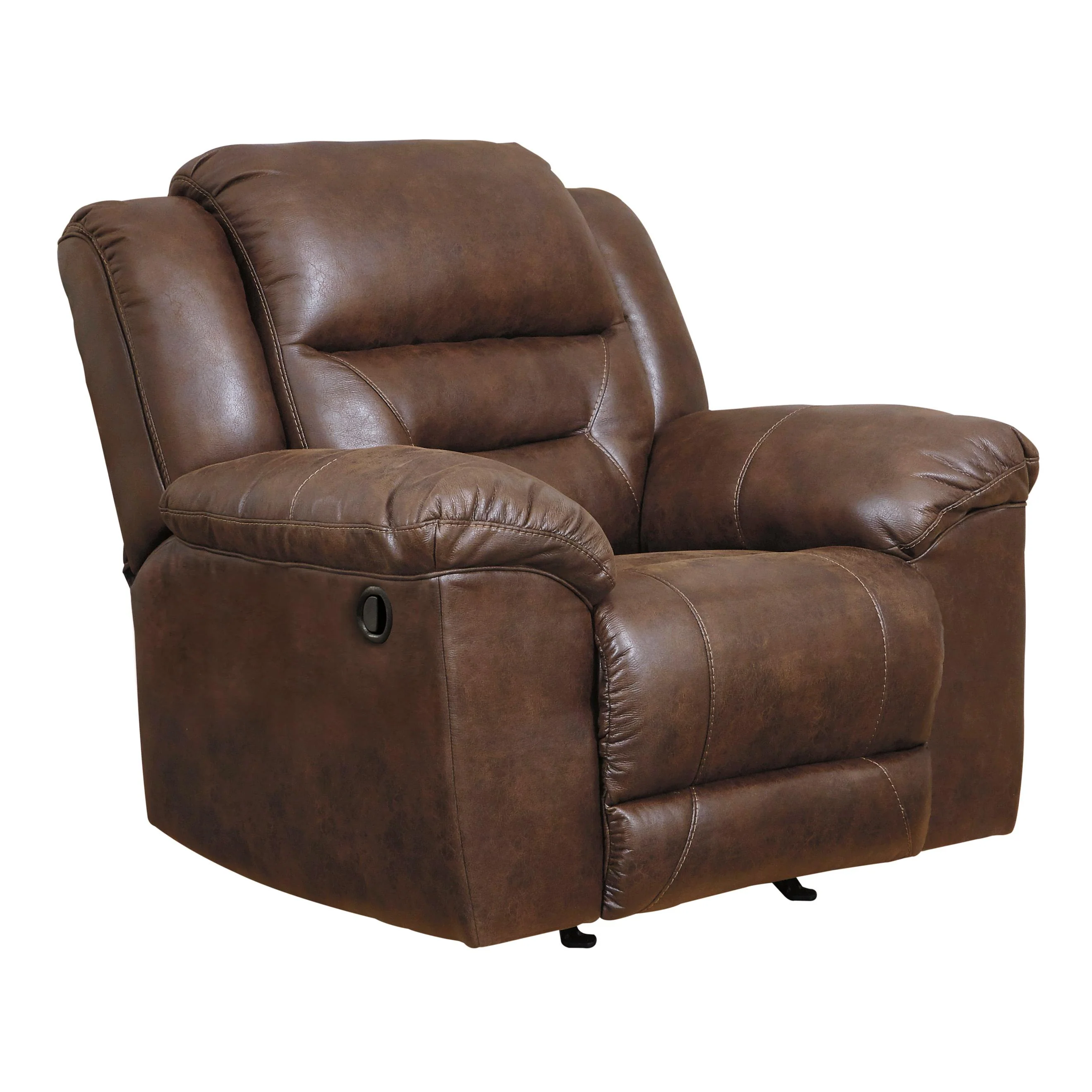 Signature Design by Ashley Stoneland Rocker Leather Look Recliner 3990425 - Image 2
