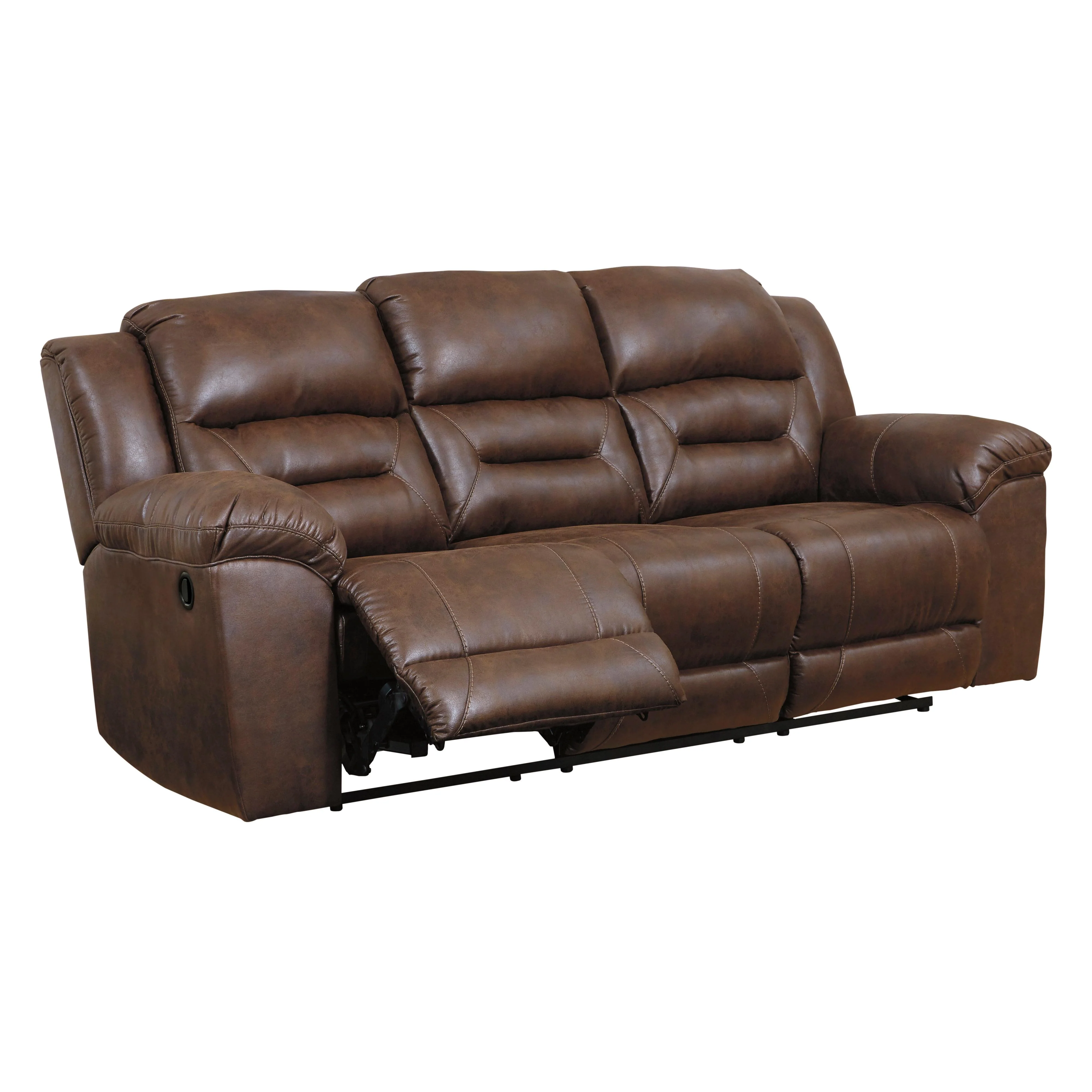 Signature Design by Ashley Stoneland Reclining Leather Look Sofa 3990488 - Image 2