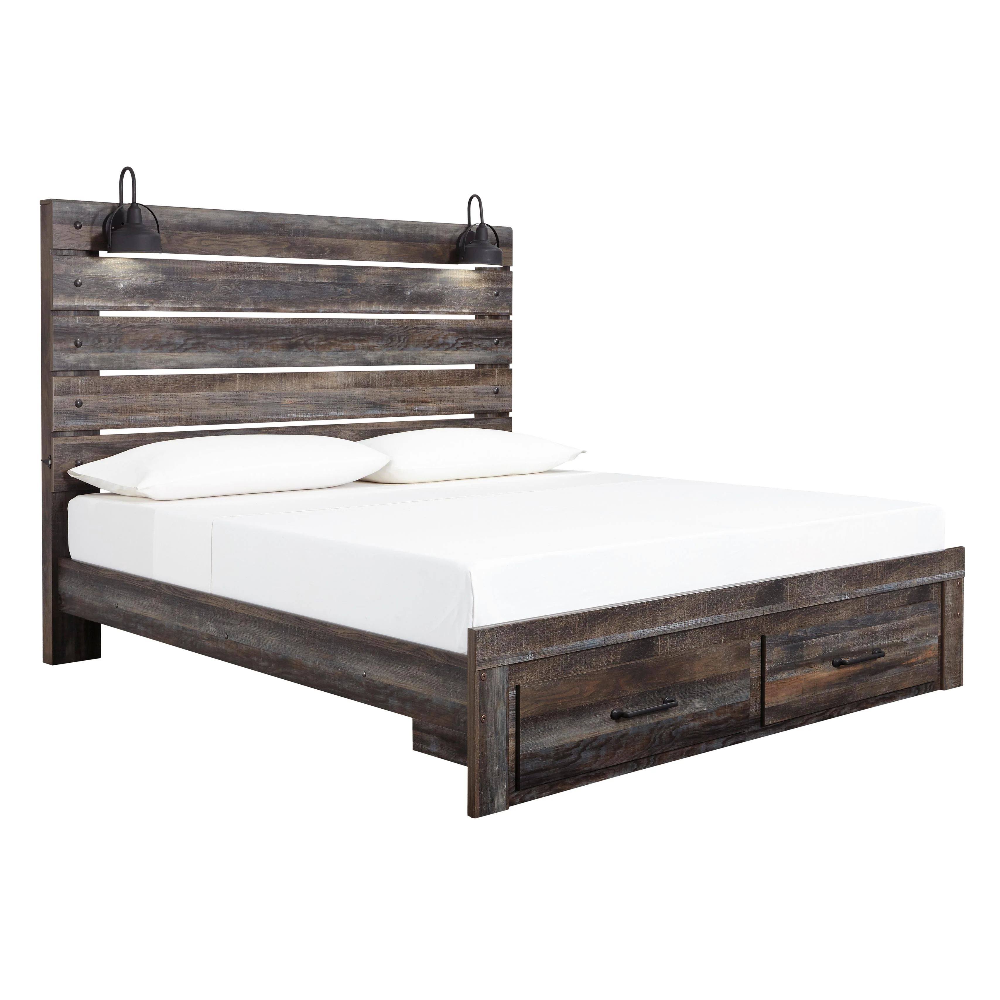 Signature Design by Ashley Drystan King Panel Bed with Storage B211-58/B211-56S/B211-97 - Image 1