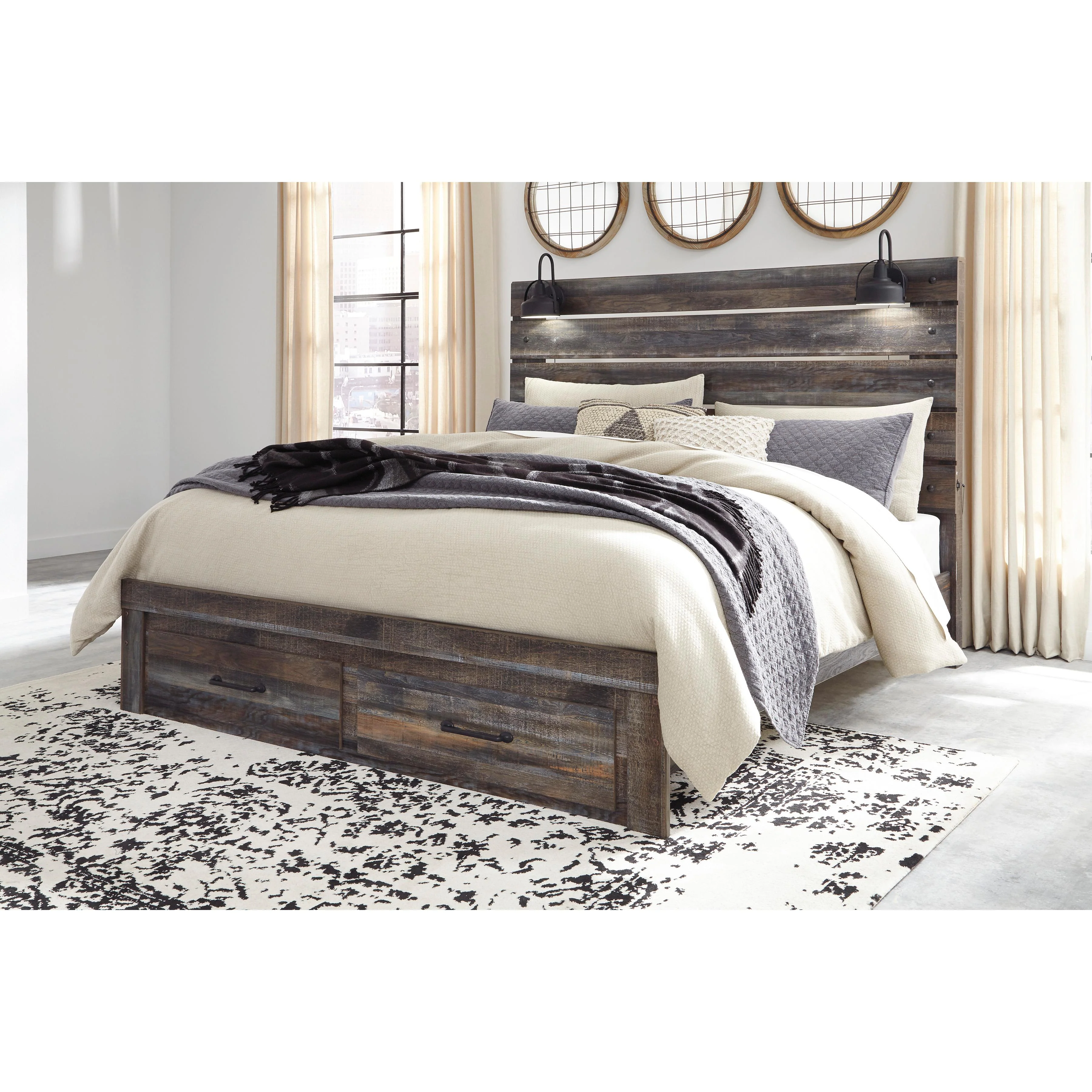 Signature Design by Ashley Drystan King Panel Bed with Storage B211-58/B211-56S/B211-97 - Image 2