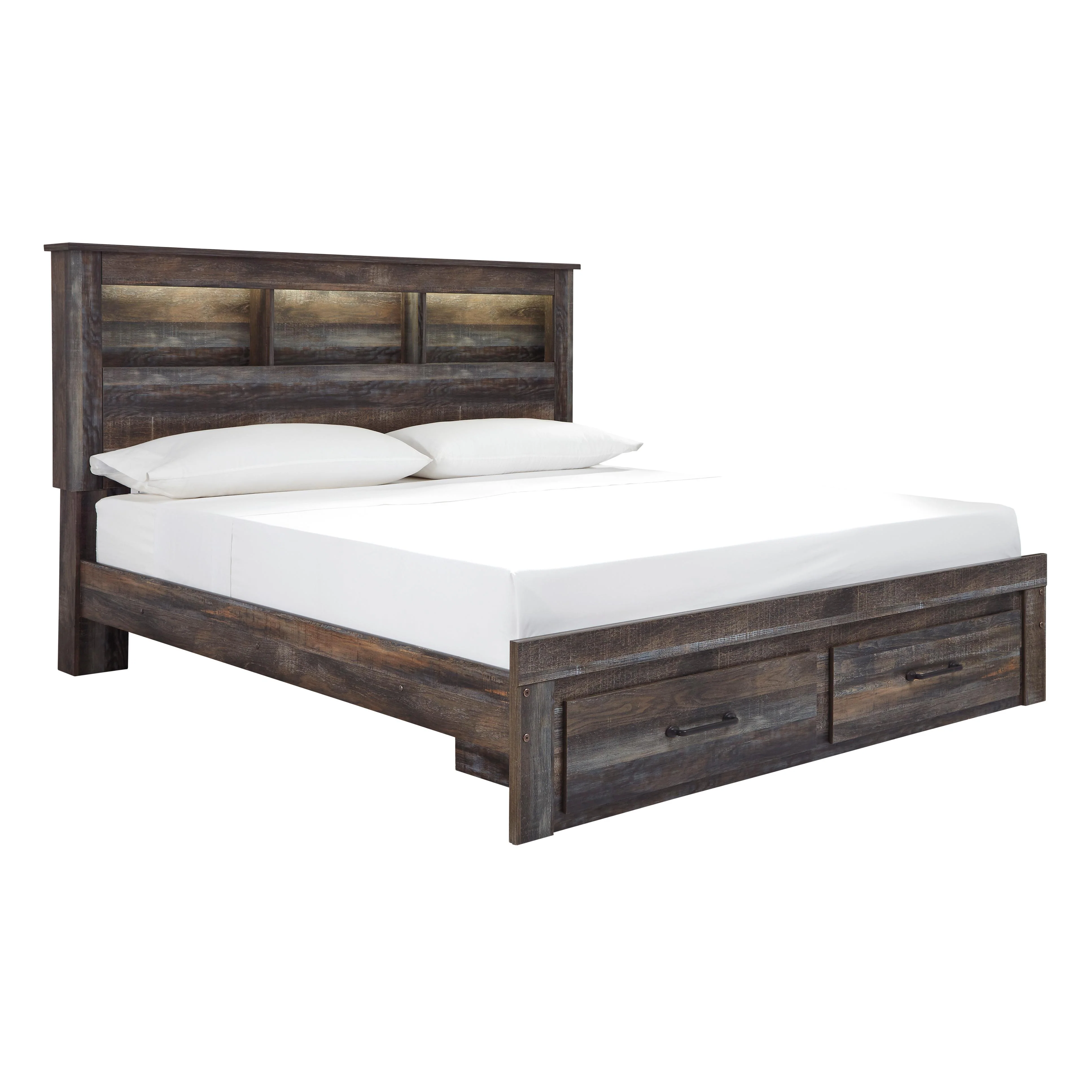 Signature Design by Ashley Drystan King Bookcase Bed with Storage B211-69/B211-56S/B211-97 - Image 1
