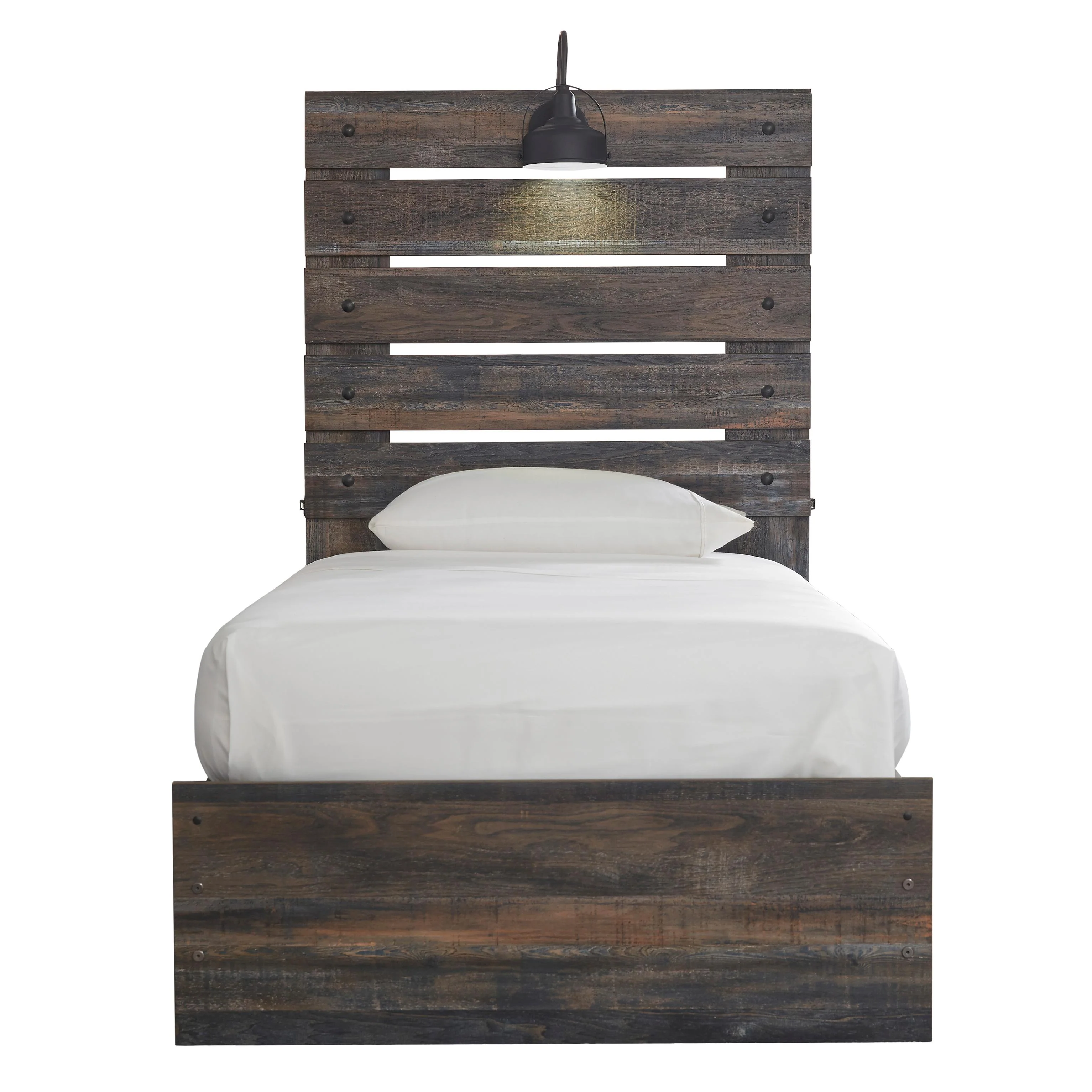 Signature Design by Ashley Drystan B211B8 Twin Panel Bed with 2 Storage Drawers - Image 2