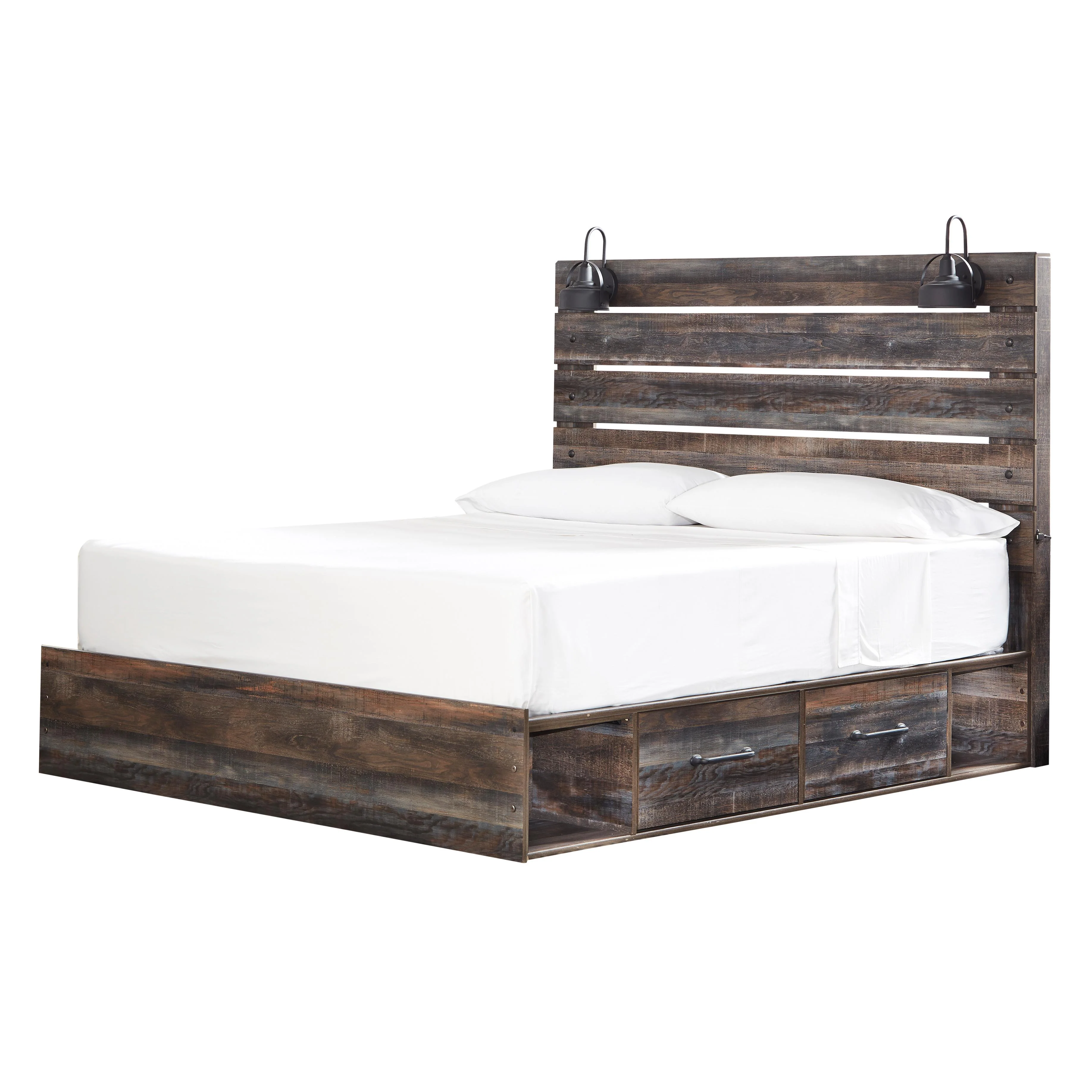 Signature Design by Ashley Drystan King Panel Bed with Storage B211-58/B211-56/B211-160/B100-14 - Image 1