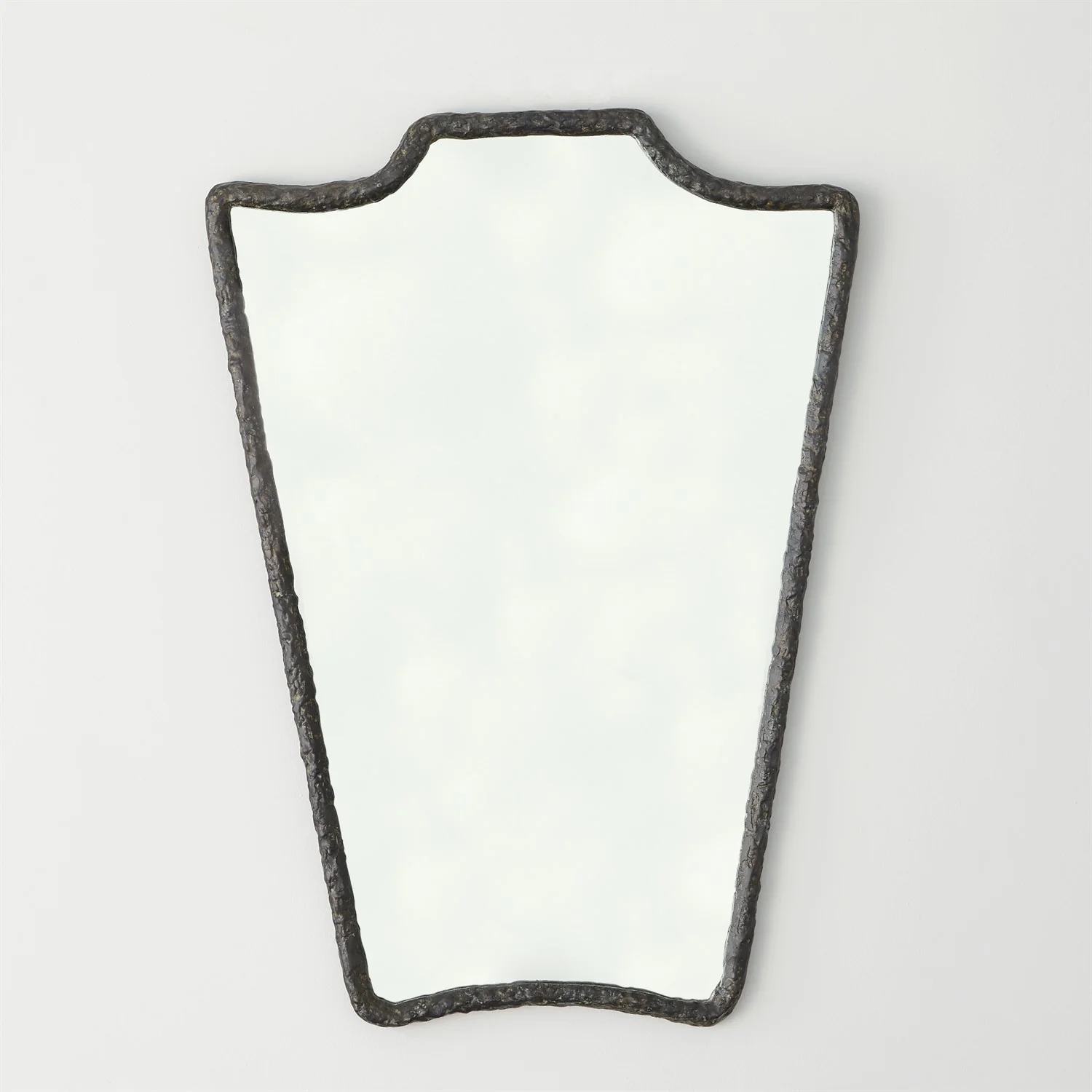 Bouclier Cast Metal Wall Mirror - Image 3