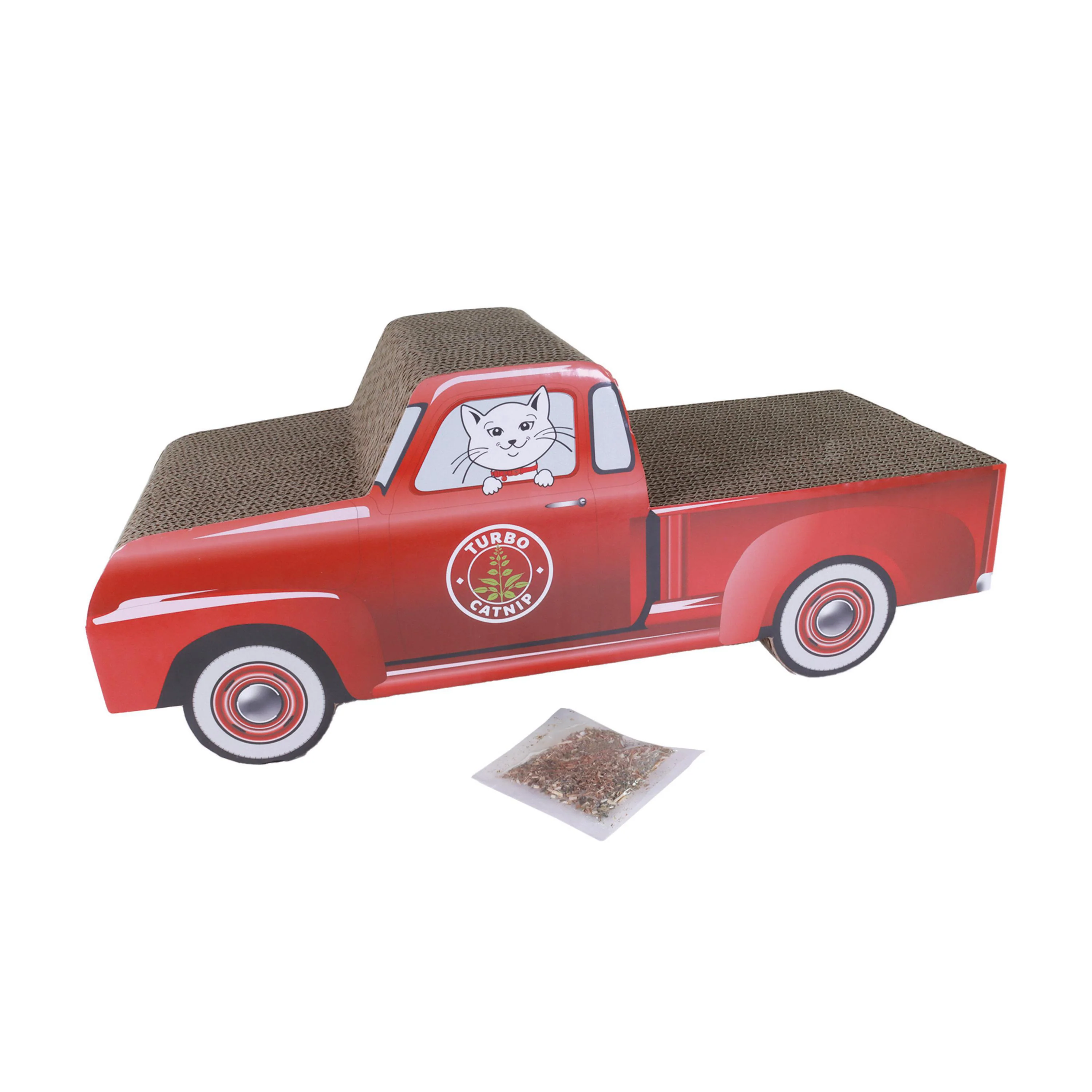 Coastal Turbo Truck Cat Scratcher, Red - Image 1