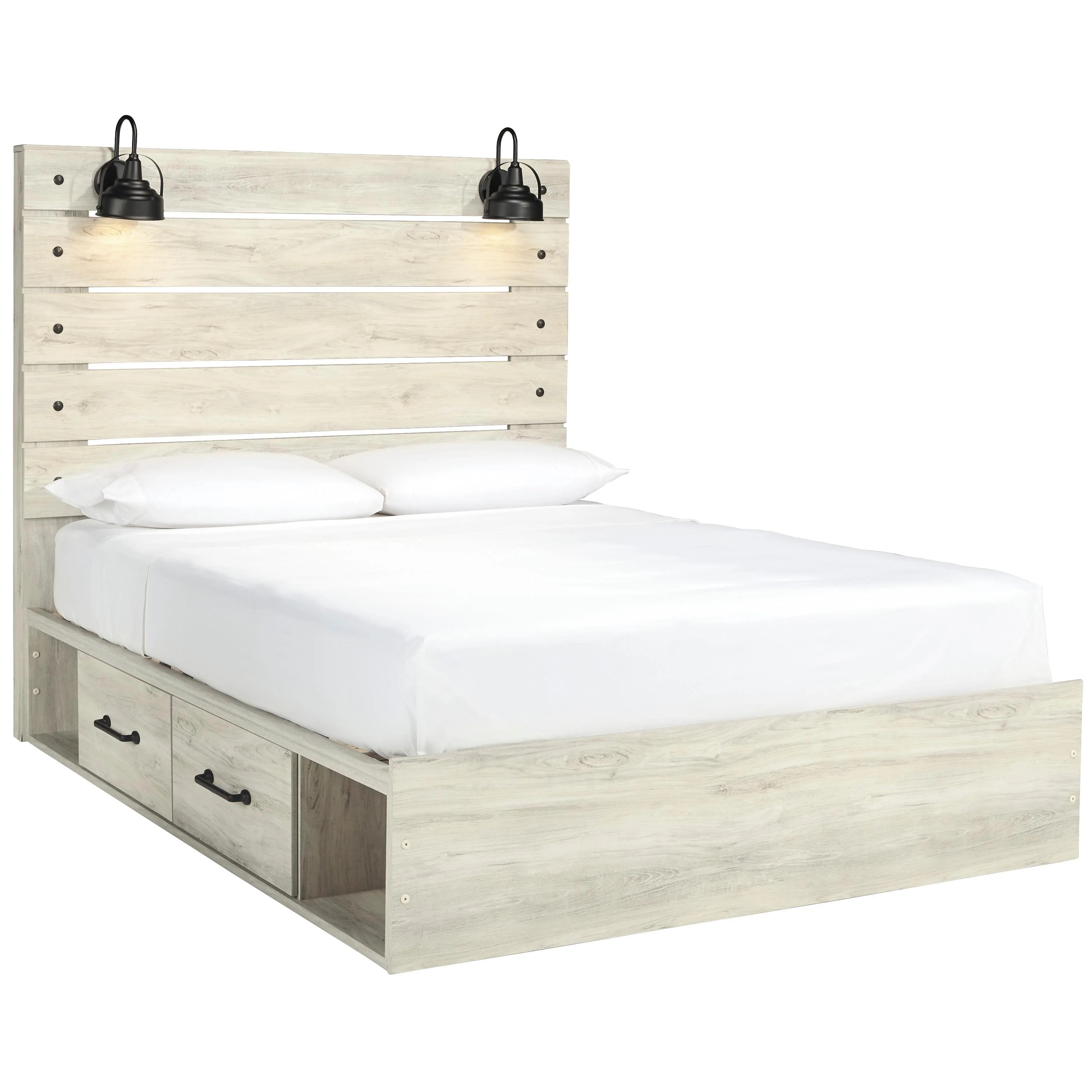 Signature Design by Ashley Cambeck Queen Panel Bed with Storage B192-57/B192-54/B192-160/B100-13 - Image 1