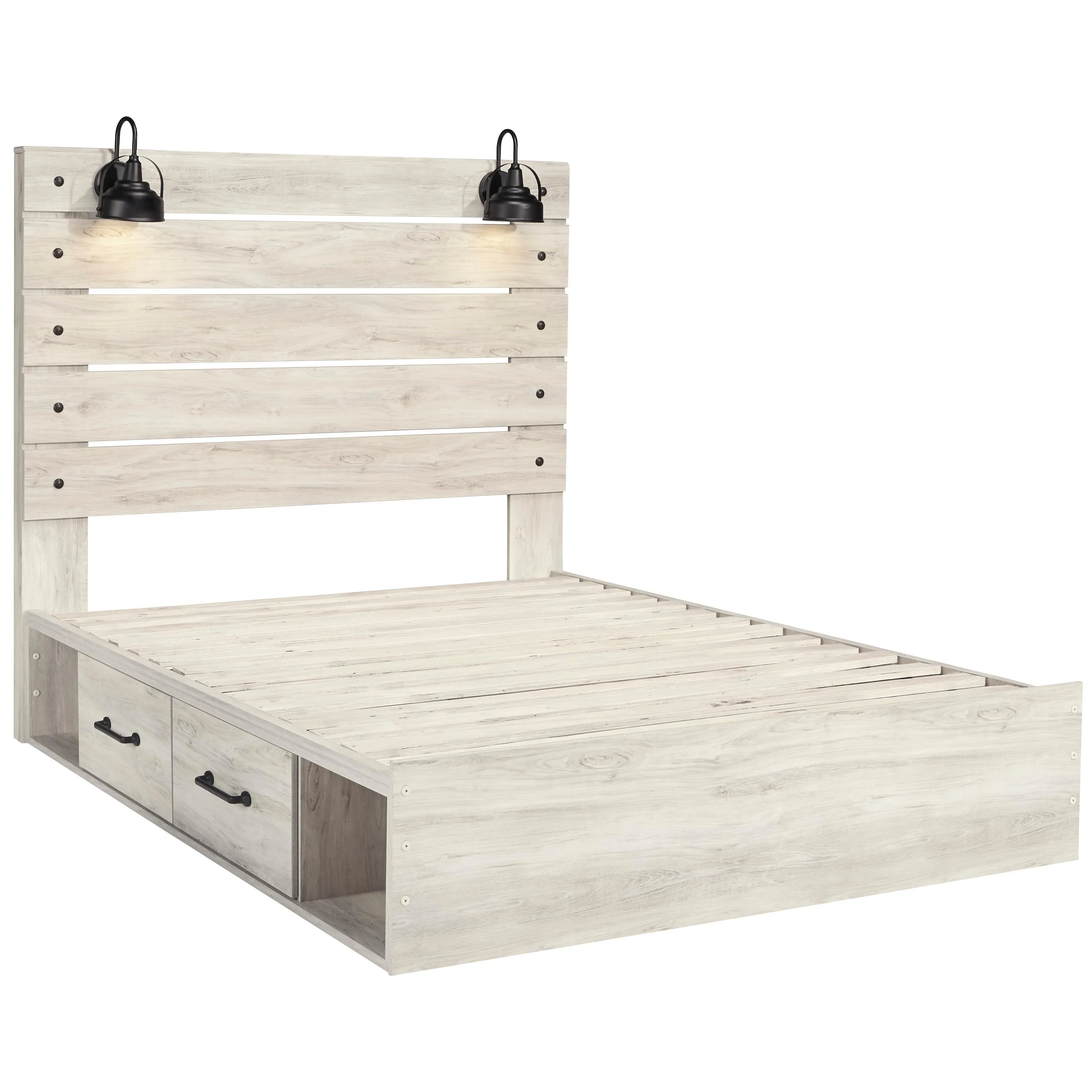 Signature Design by Ashley Cambeck Queen Panel Bed with Storage B192-57/B192-54/B192-60/B192-60/B100-13 - Image 2