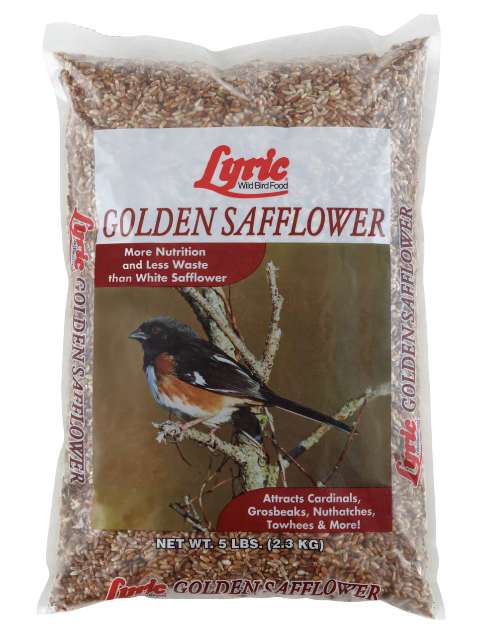 Lyric Golden Safflower Bird Seed 5lb - Image 1
