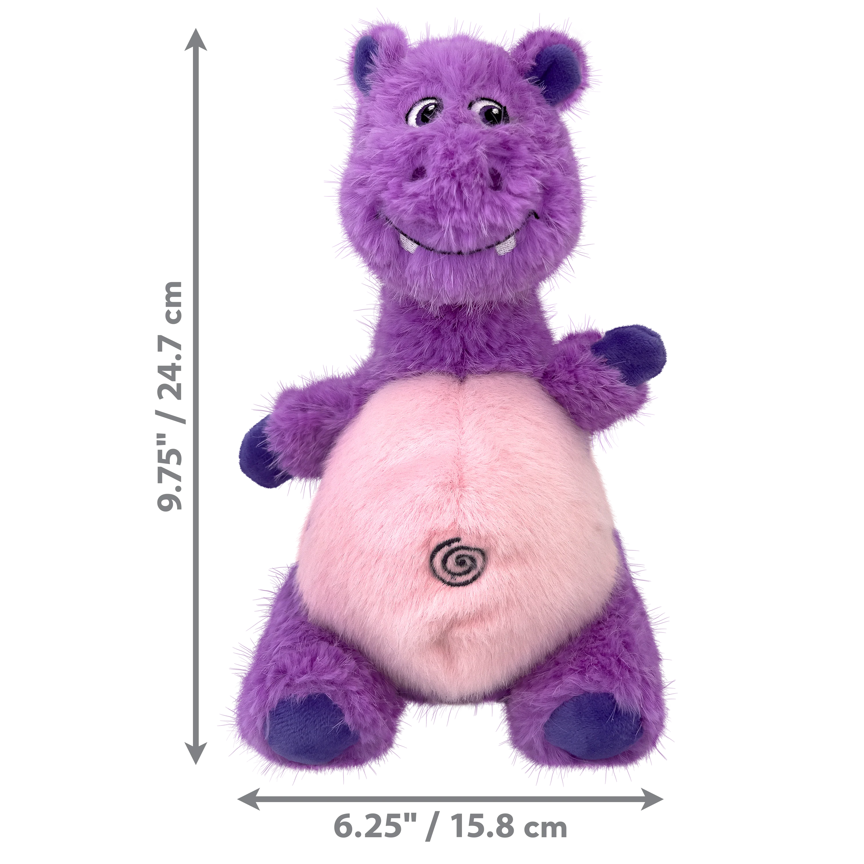 Kong Dog Toy Knots Belly Hippo - Image 1