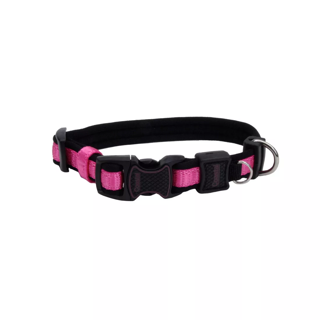 Coastal Inspire 5/8in Wide 10-14in Dog Collar Pink - Image 1