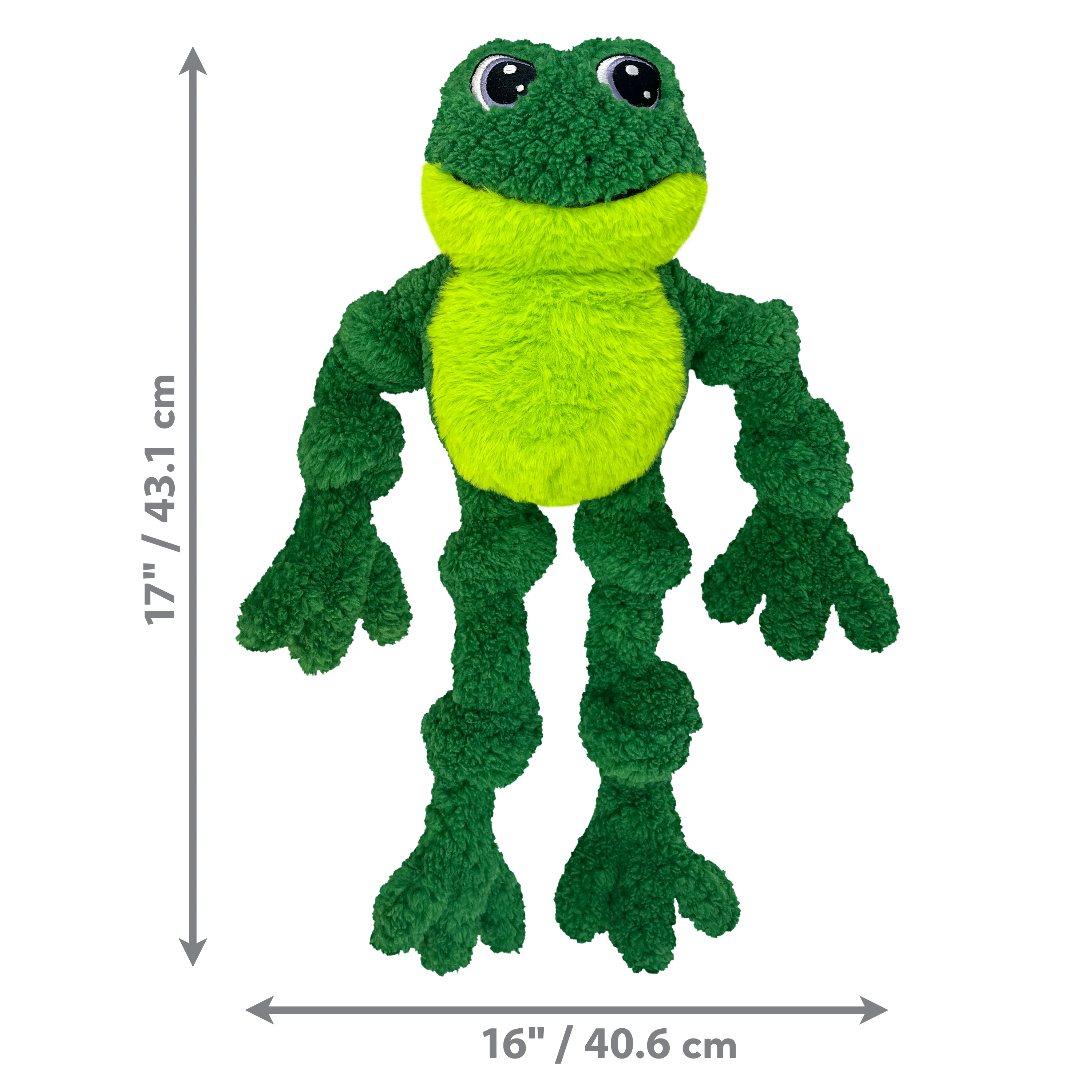 Kong Dog Toy Knots Frog Assorted Large - Image 1