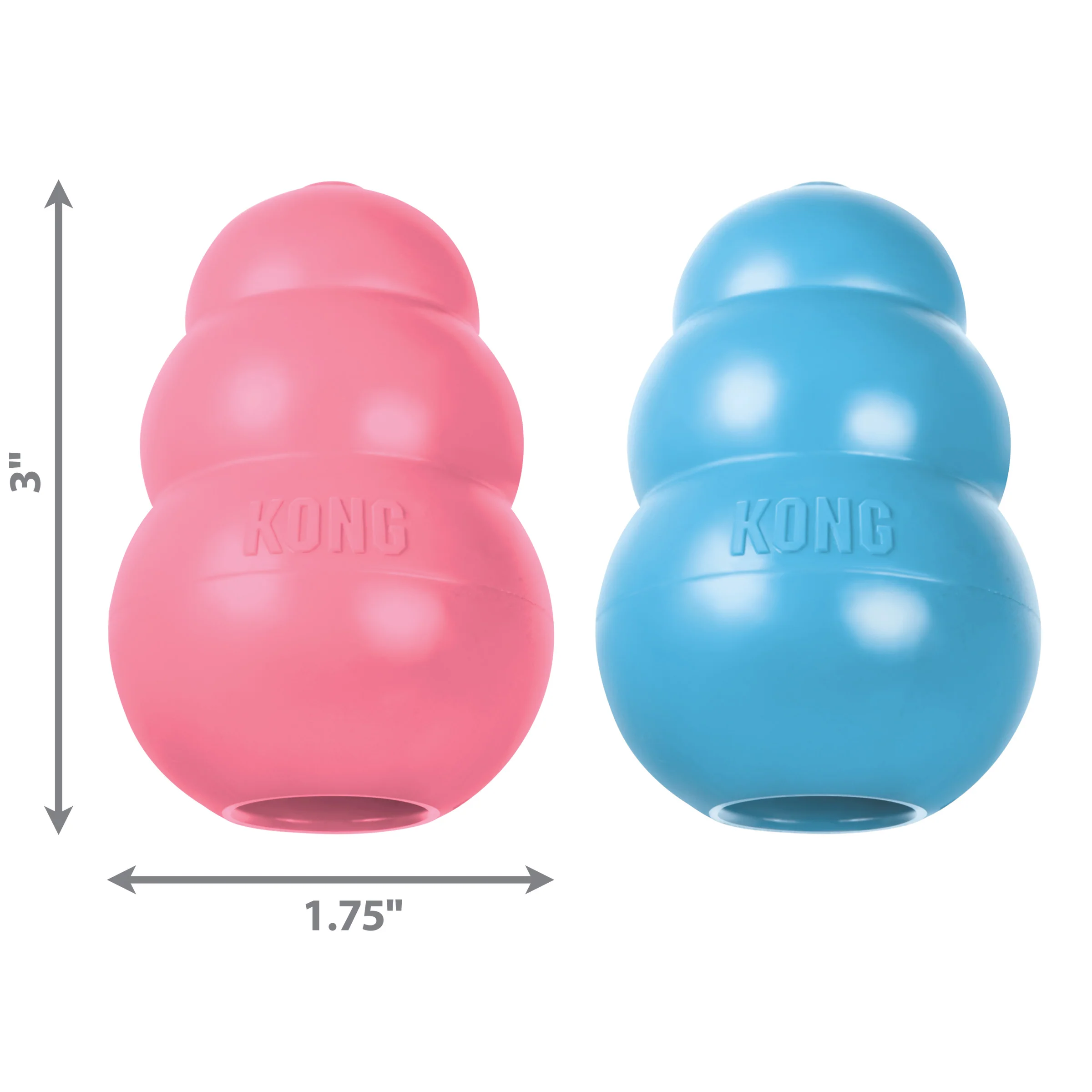 Kong Dog Toy KONG Puppy Small Assorted - Image 1