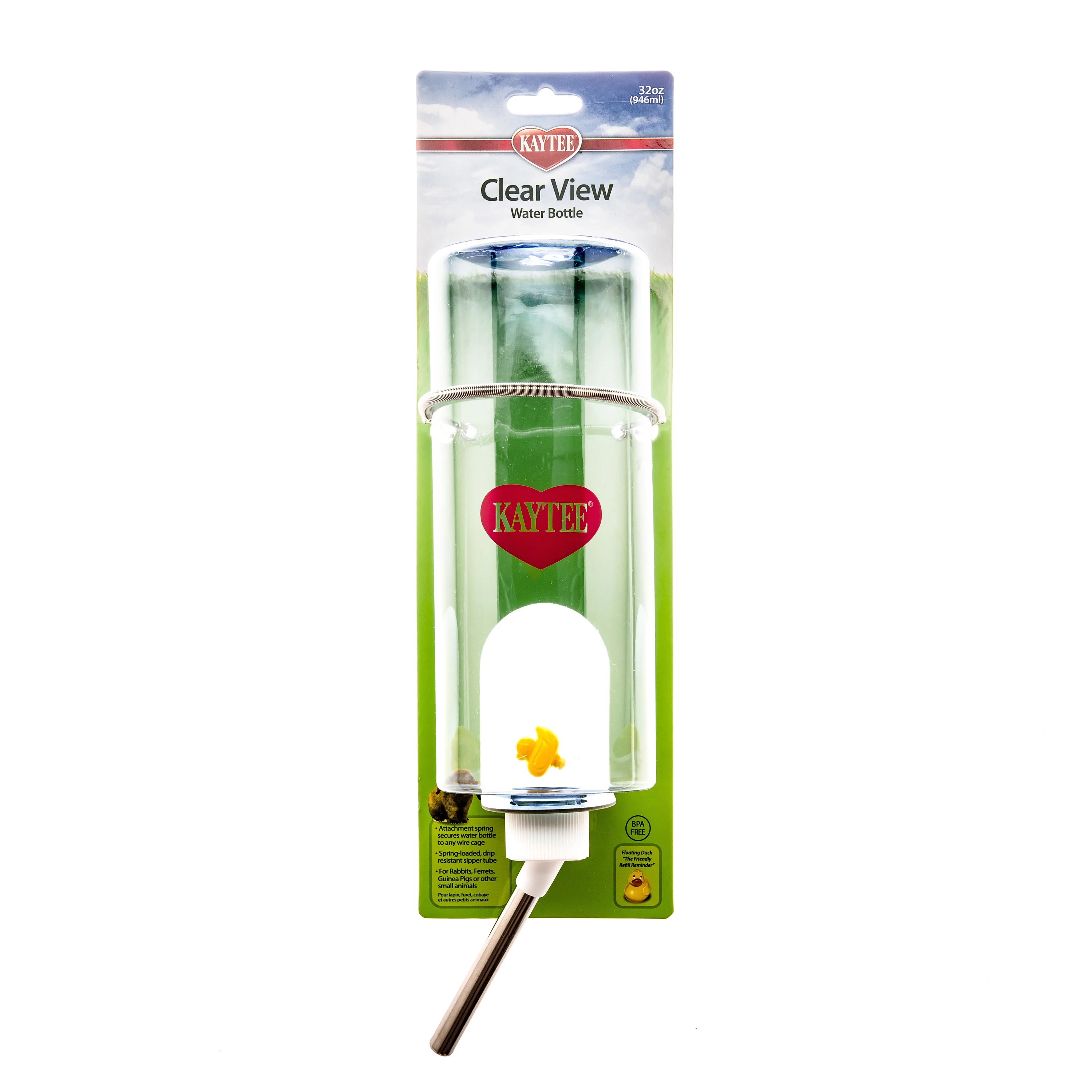 Kaytee Clearwater Bottle Single 32 Ounces - Image 1