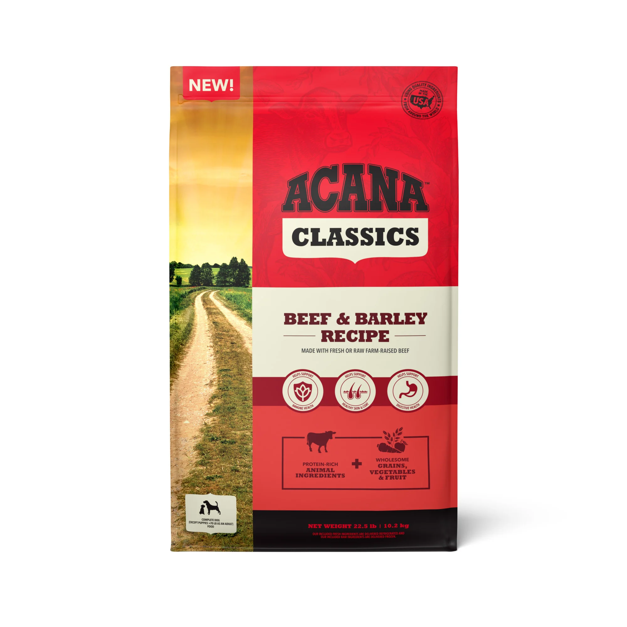 ACANA Classics Beef & Barley Recipe 22.5lb