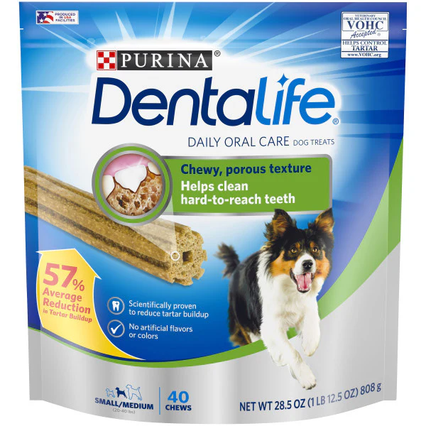 Purina DentaLife Made in USA Facilities Small Dog Dental Chews 28.5oz - Image 1
