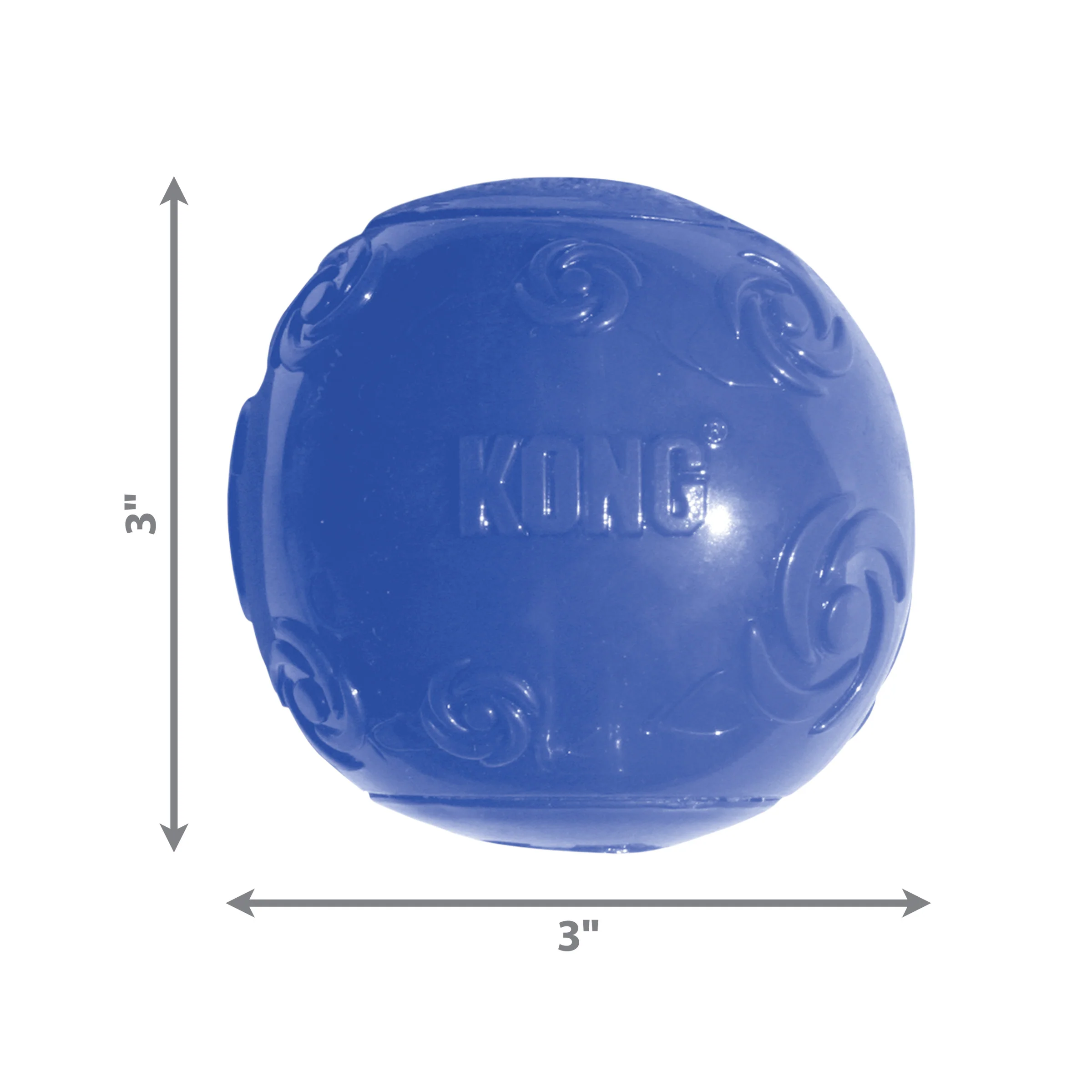 Kong Dog Toy Squeezz Ball 1pk Assorted Large - Image 1