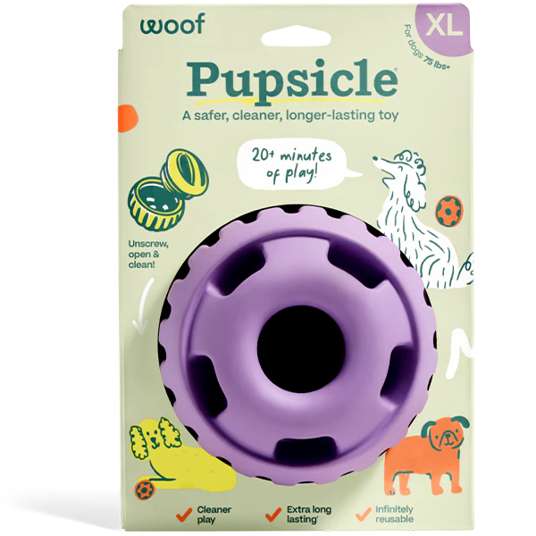 Woof Pet Dog Pupsicle Toy Lavender X-Large