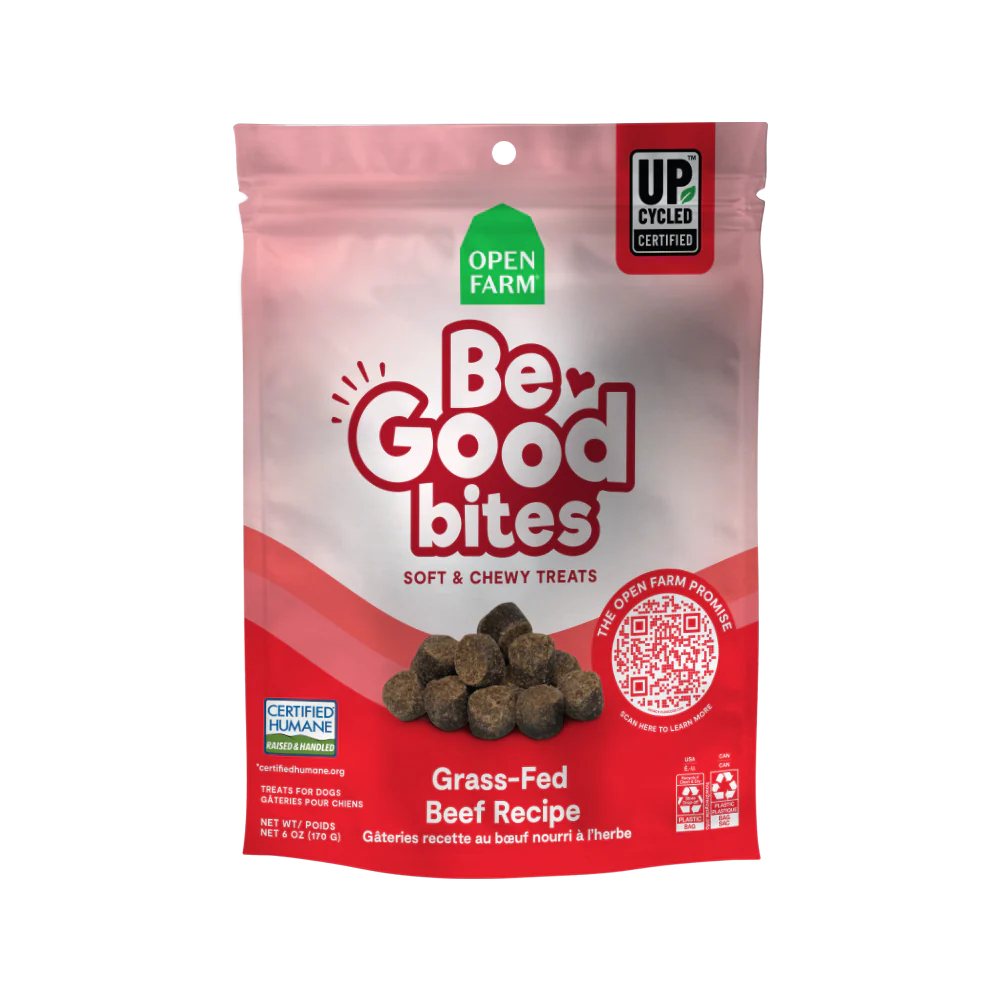 Open Farm Be Good Bites Grass-Fed Beef Treats For Dogs 6oz Bag